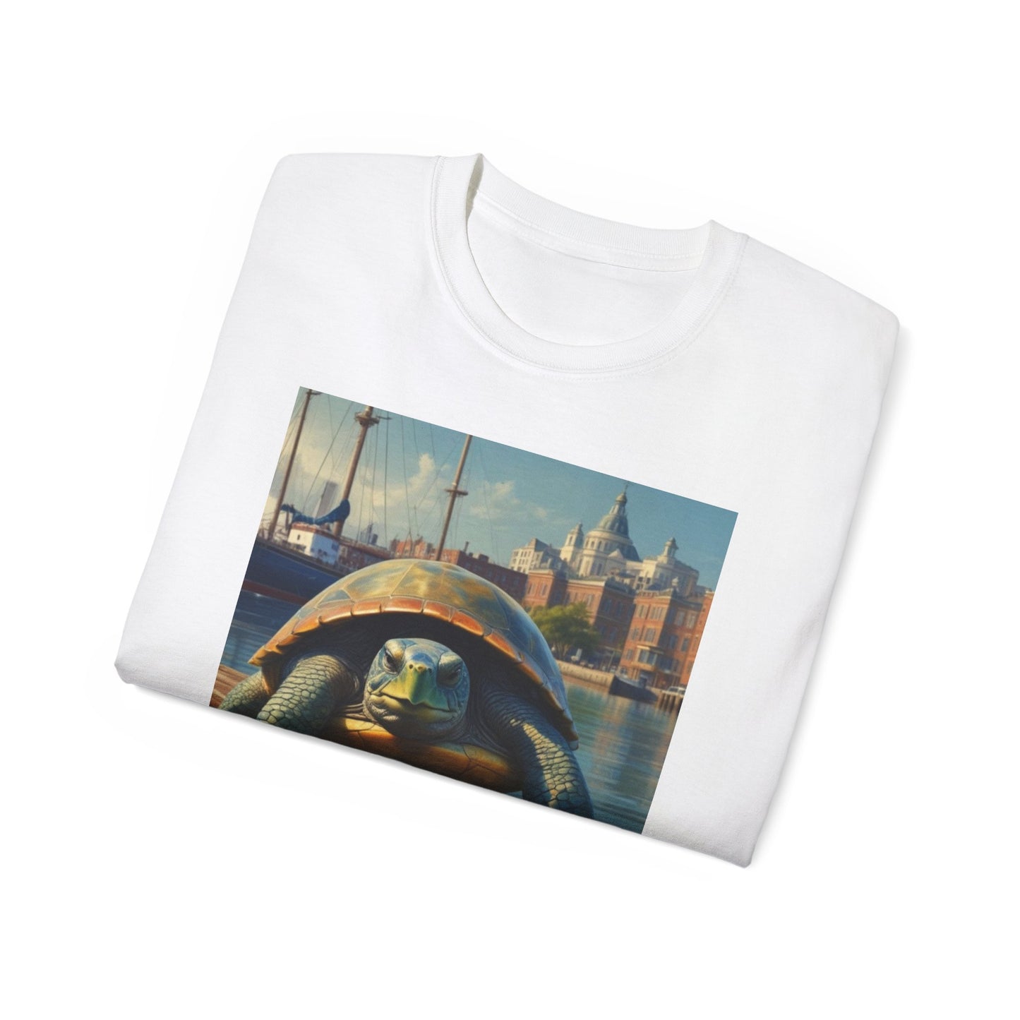 Unisex Ultra Cotton Tee Turtle  harbor  canadian