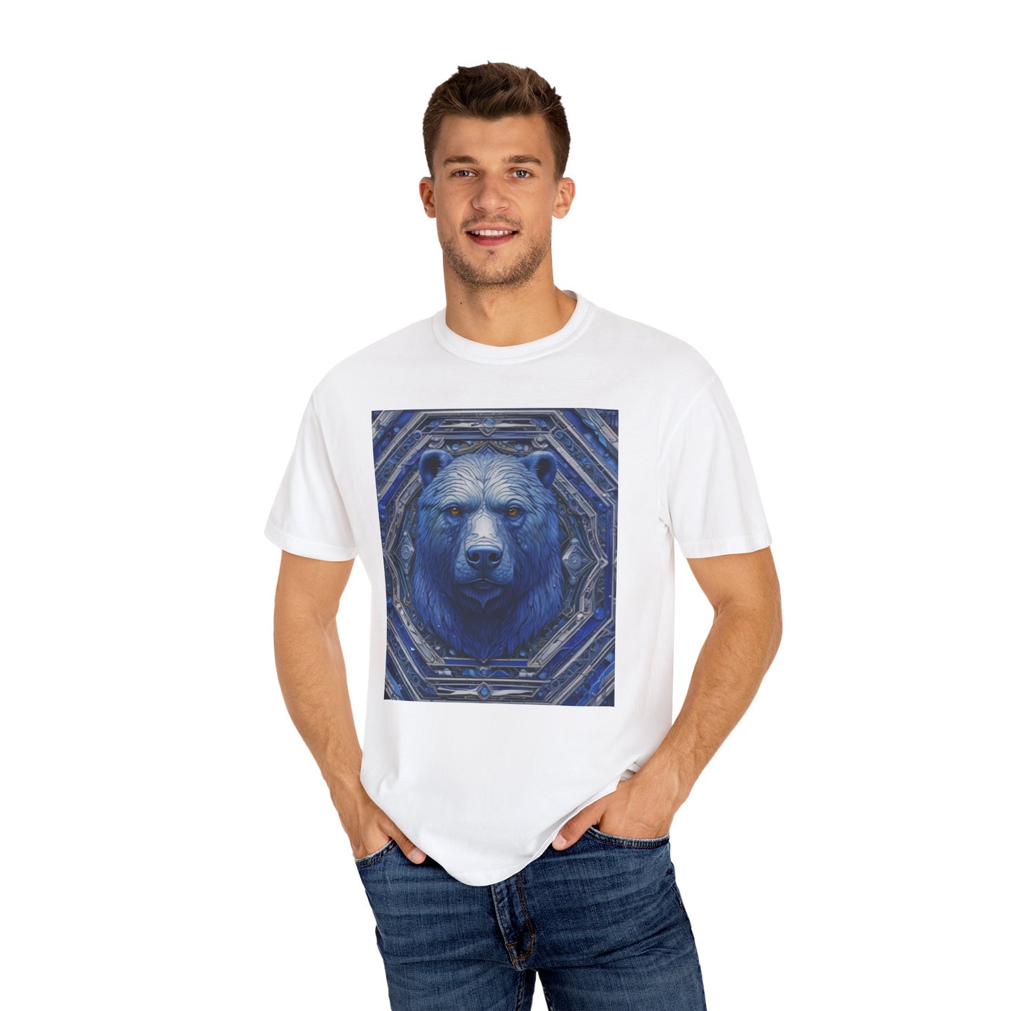 Unisex Garment-Dyed T-shirt polar art north of mount logan canadian artic