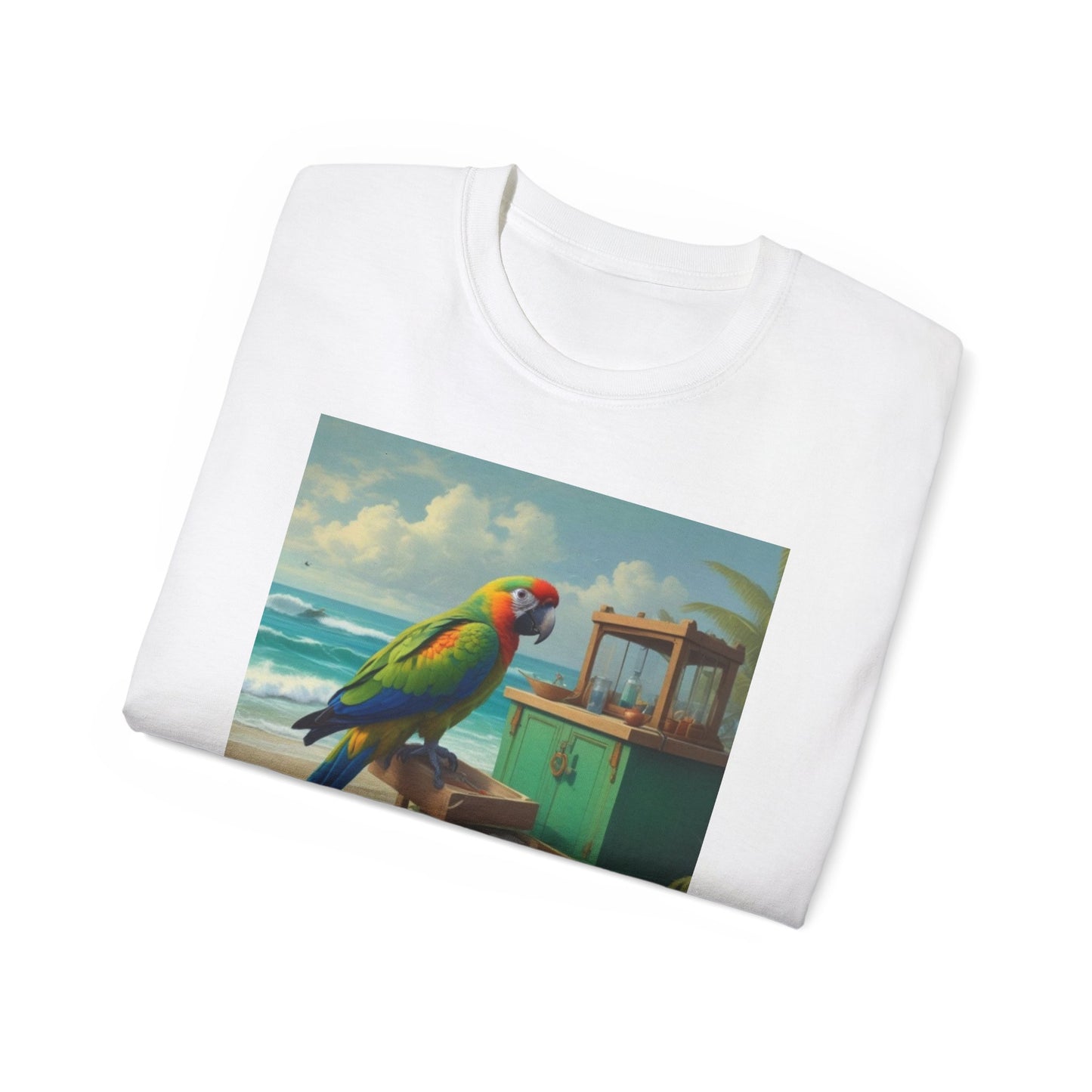 Unisex Ultra Cotton Tee parrot penny