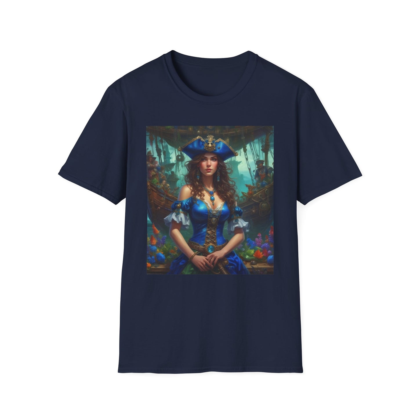 Unisex Softstyle T-Shirt pirate art yukon klondyke canadian Susannah  klondyke