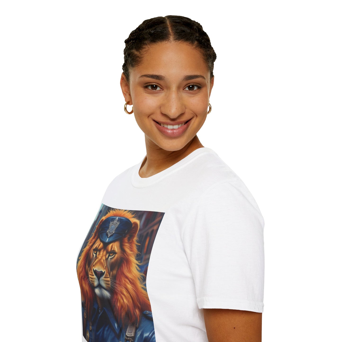 Unisex Softstyle T-Shirt lion Atlas postage canadian artic dept