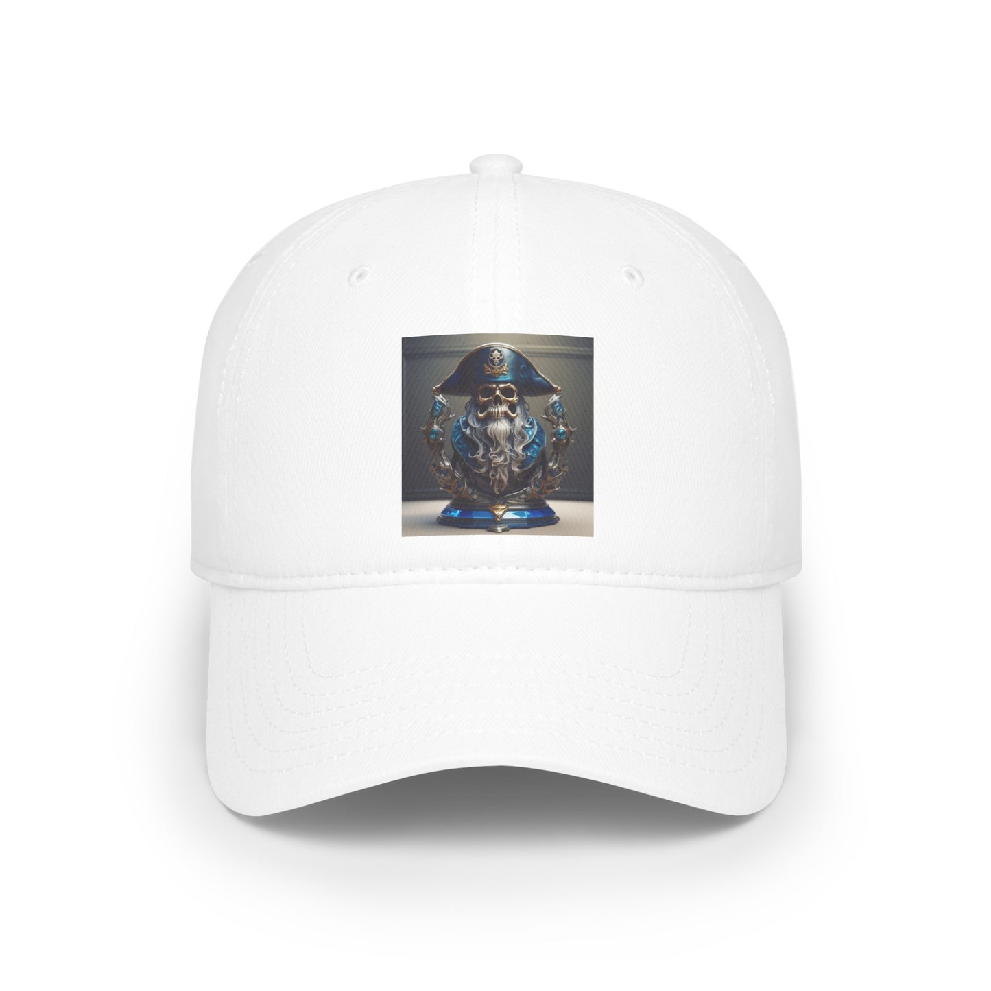 Low Profile Baseball Cap Pirate art north of the hudson Bay canadian  eh