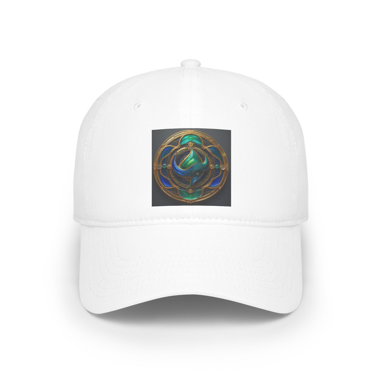 Low Profile Baseball Cap pirate Art  yukon blues  canadian