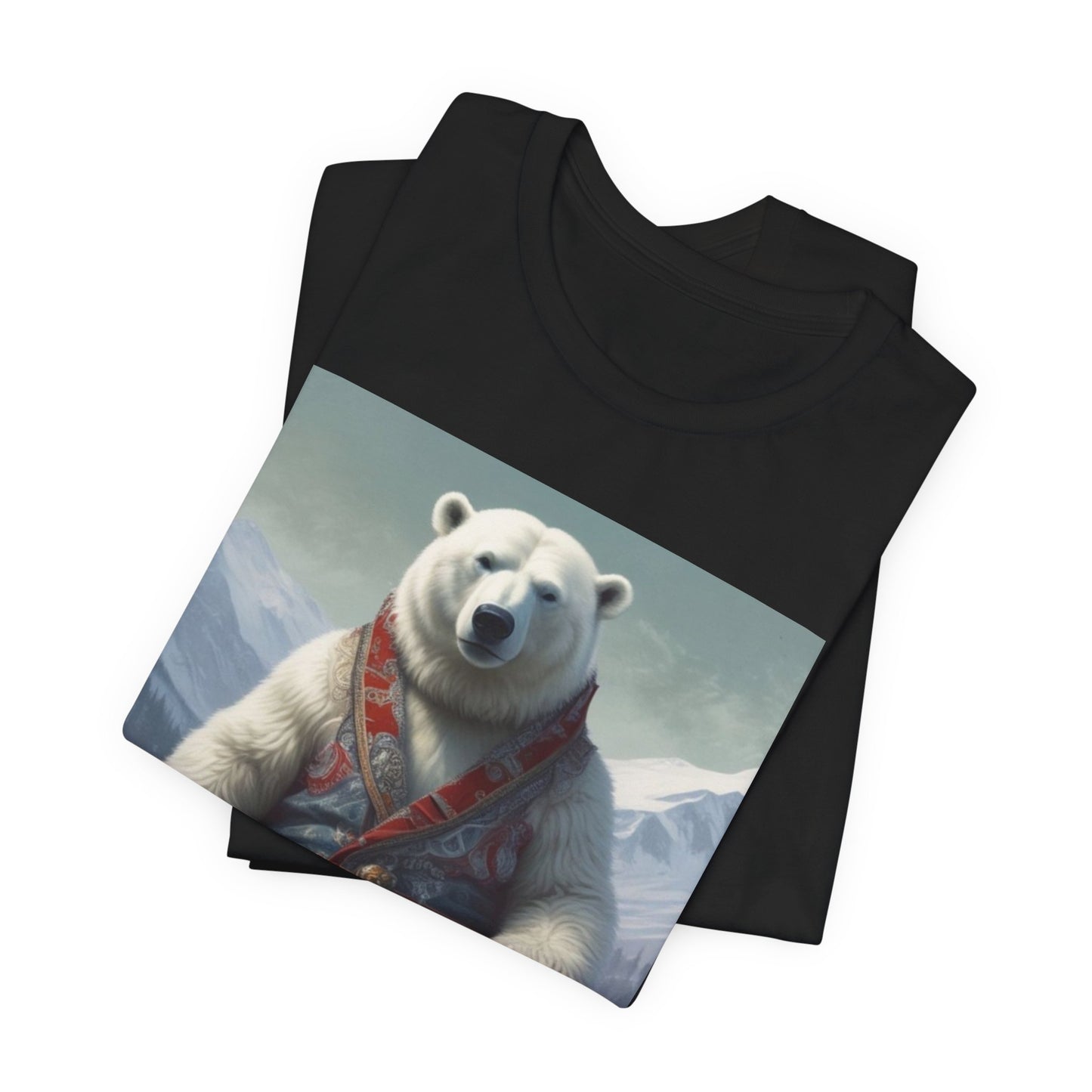 Unisex Jersey Short Sleeve Tee polar bear king Mr c River's canadian