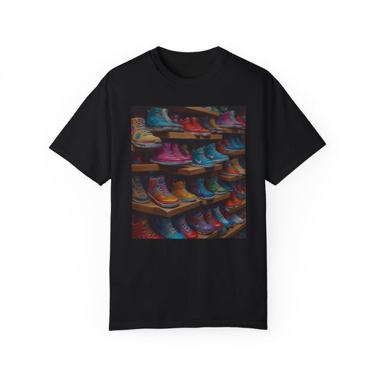 Unisex Garment-Dyed T-shirt pirate art shoe island  shake