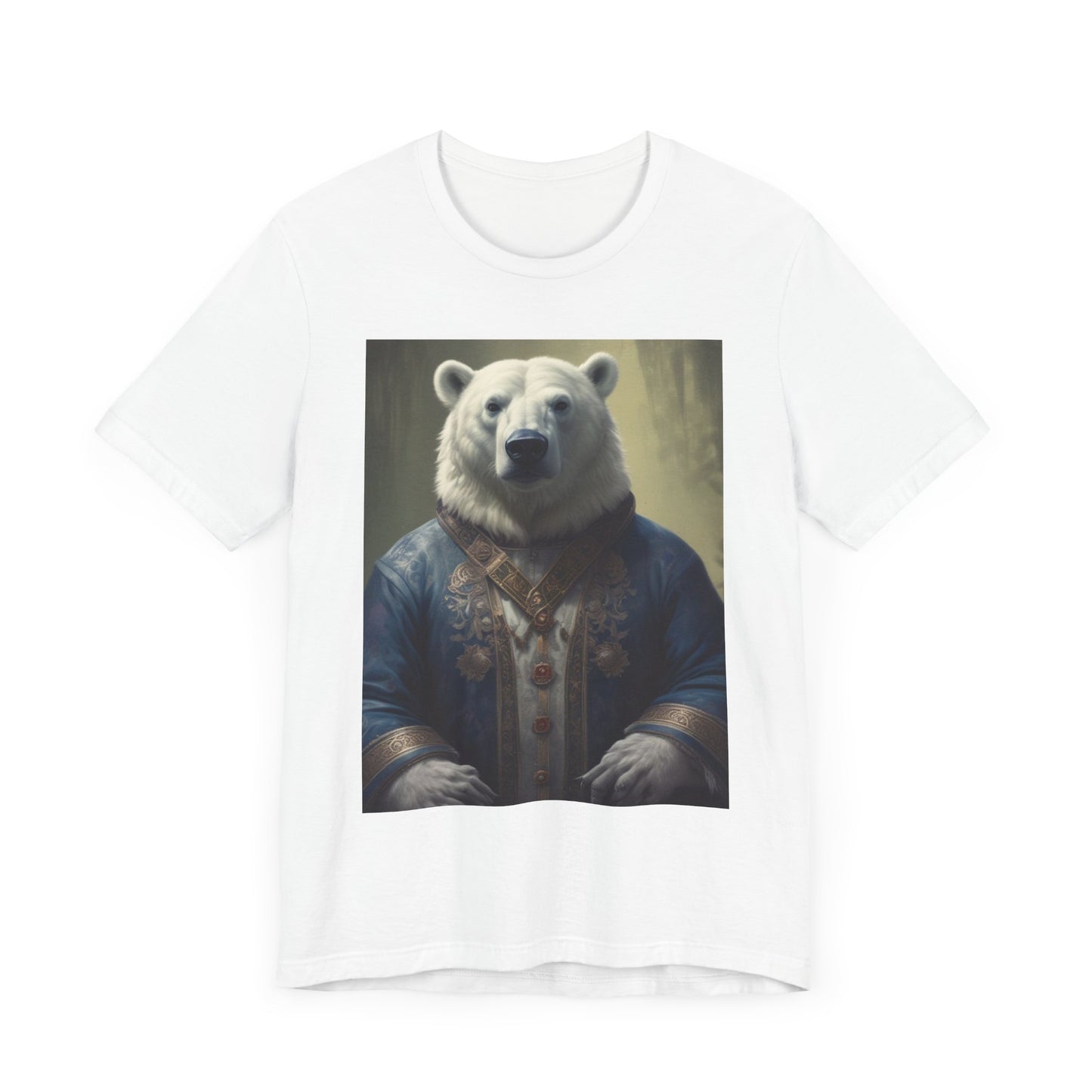 Unisex Jersey Short Sleeve Tee polar bear king Mr c River's canadian