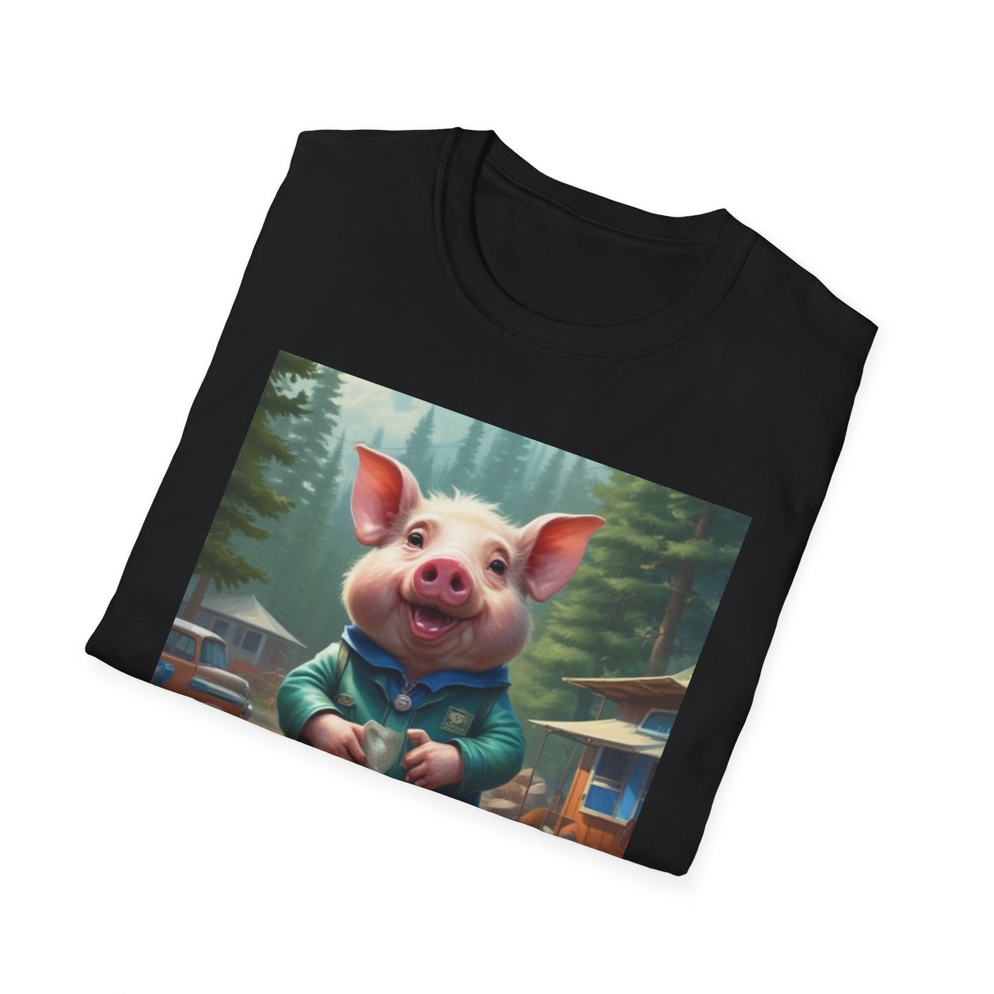 Unisex Softstyle T-Shirt pig Tommy g Postal