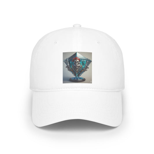 Low Profile Baseball Cap pirate art north of the hudson Bay canadian artic