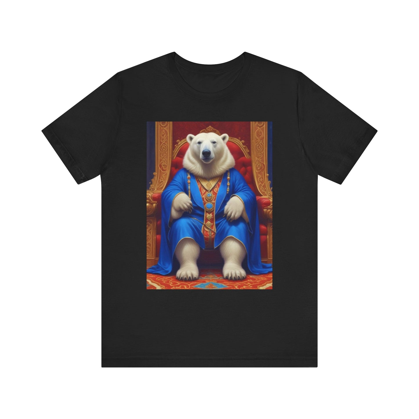 Unisex Jersey Short Sleeve Tee polar bear king Mr c River's canadian