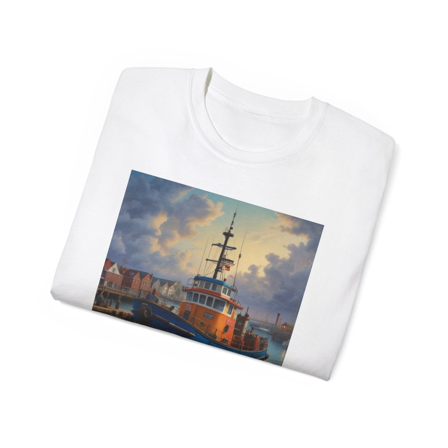 Unisex Ultra Cotton Tee tug boat harbor canadian 😍