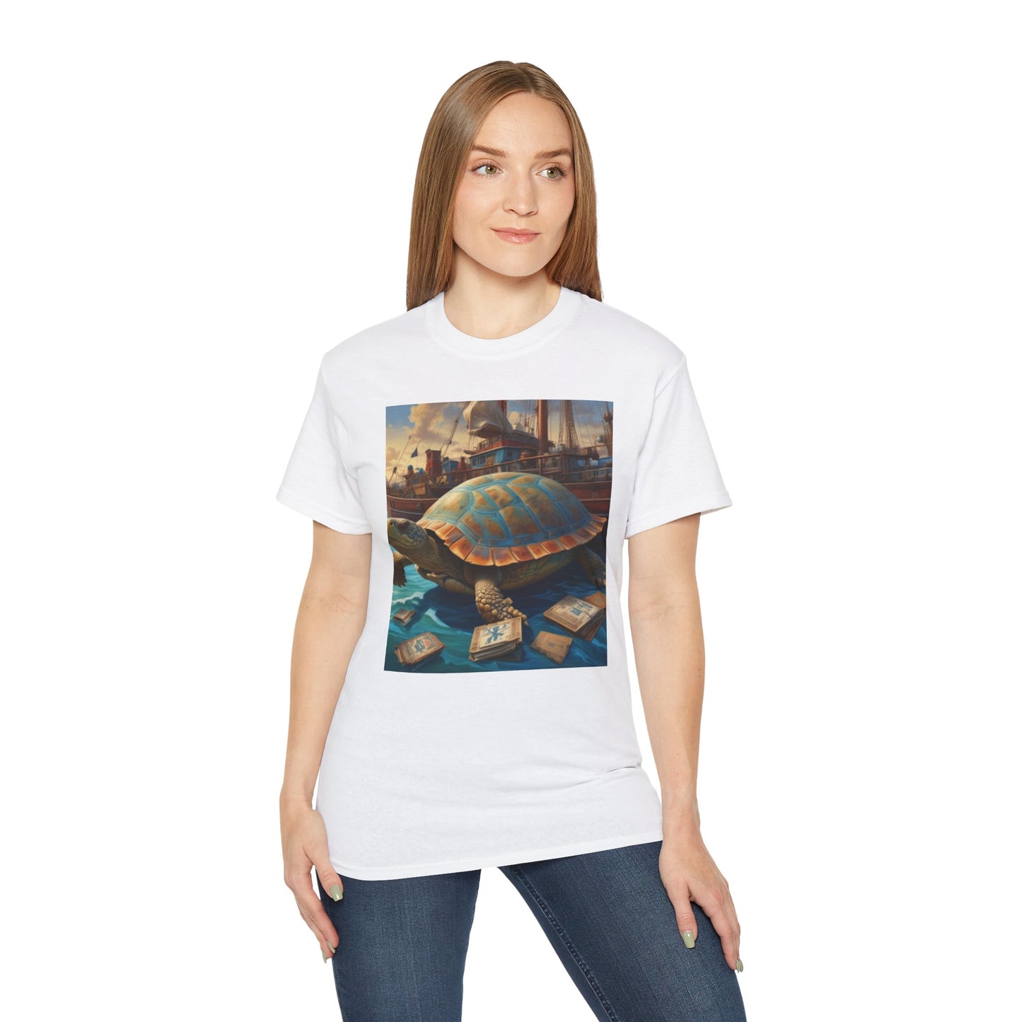 Unisex Ultra Cotton Tee turtle harbour  judy canadian