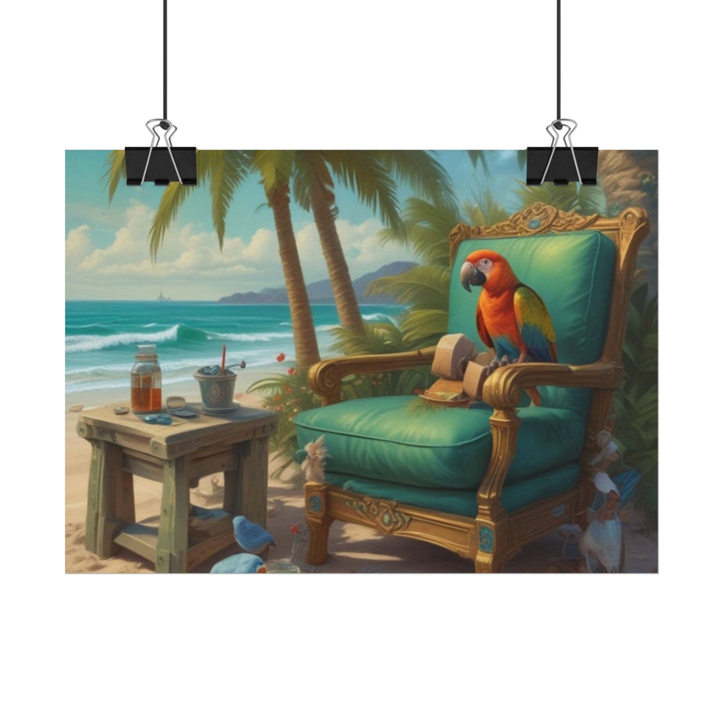 Rolled Posters parrot peddler canadian