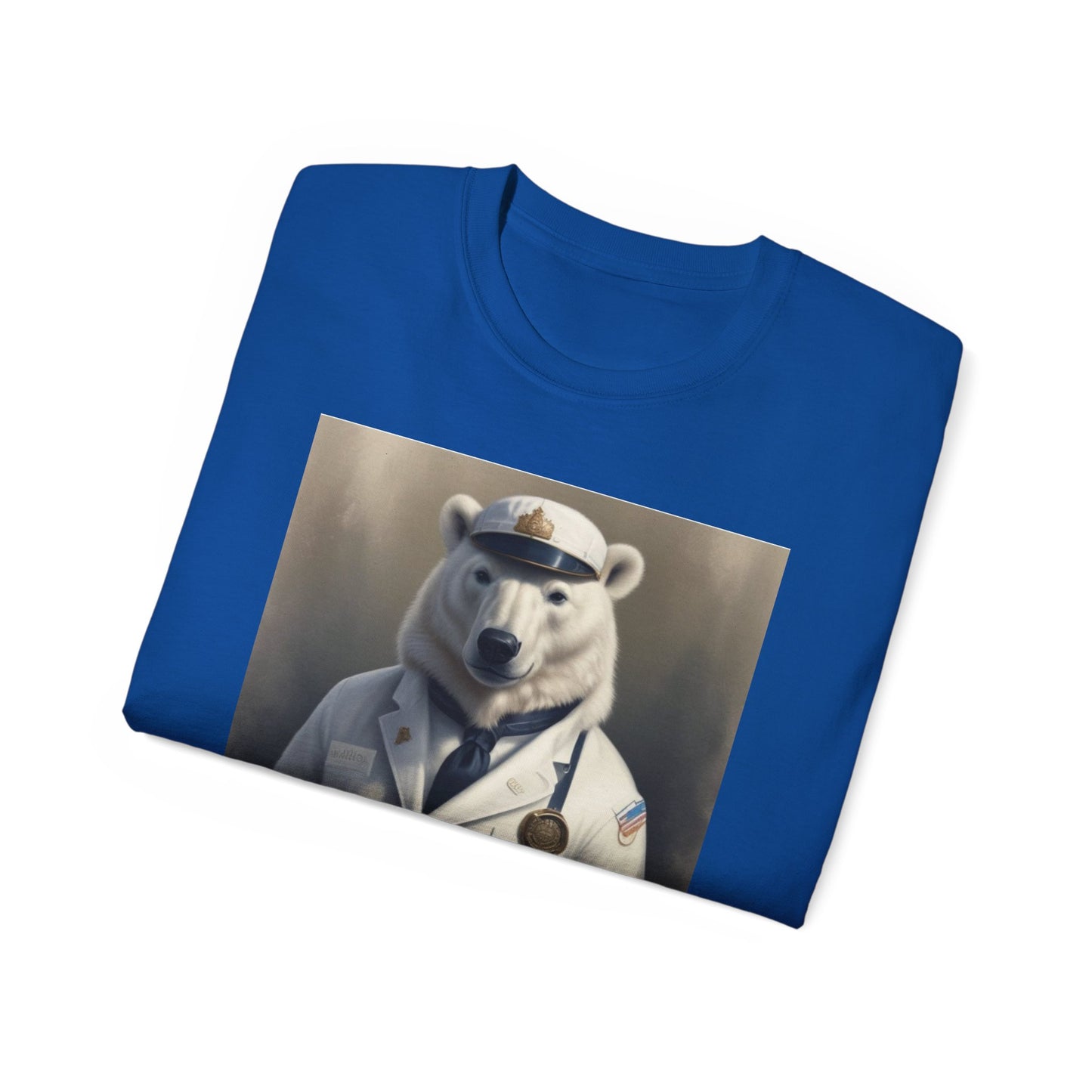 Unisex Ultra Cotton Tee polar bear king Mr c River's canadian