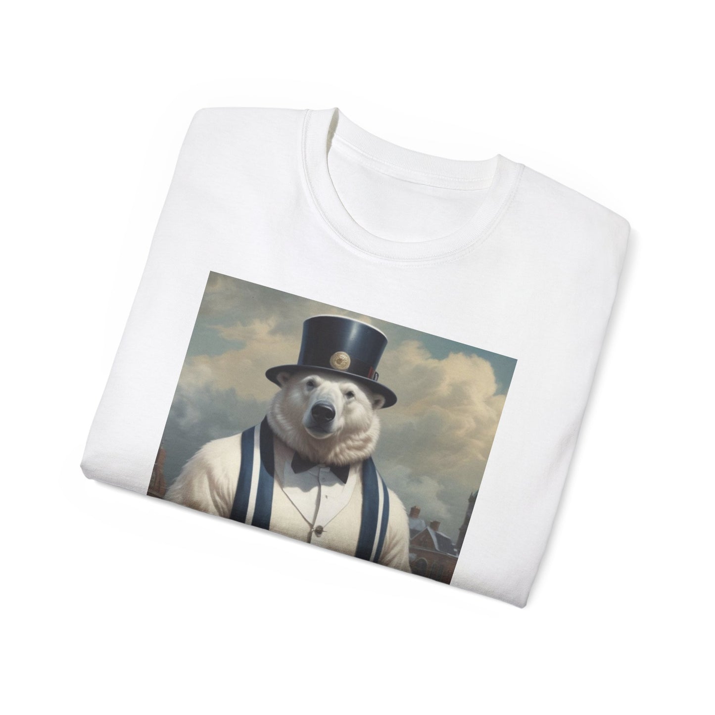 Unisex Ultra Cotton Tee polar bear king Mr r maples