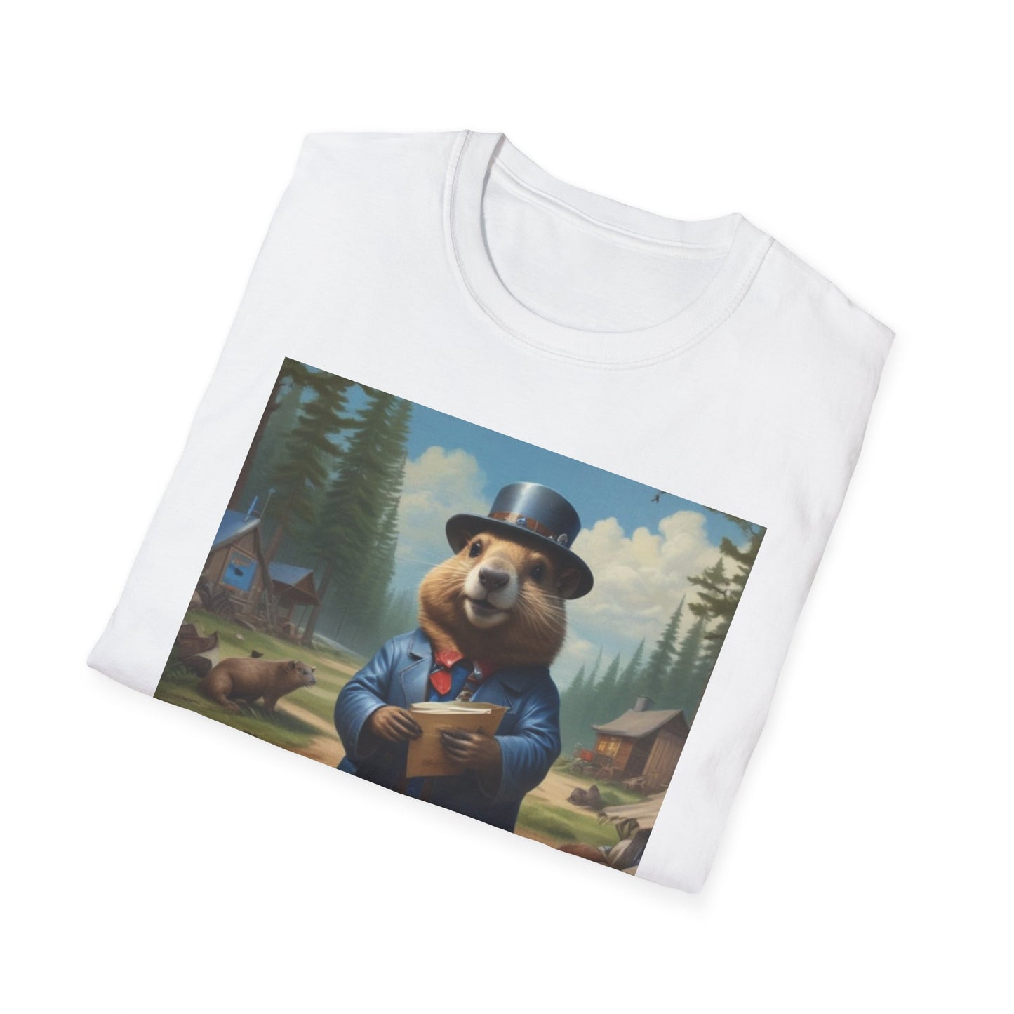 Unisex Softstyle T-Shirt prairie  robinson canadian  fun