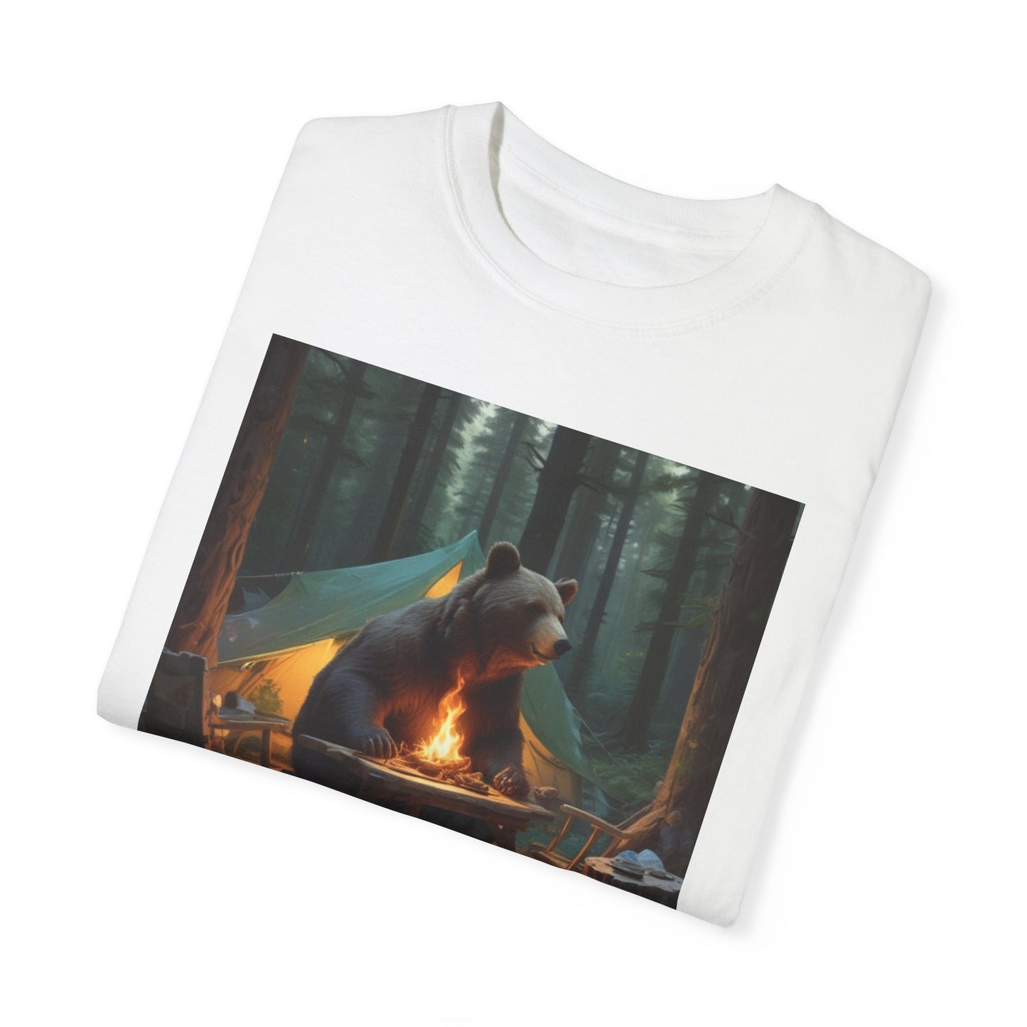 Unisex Garment-Dyed T-shirt bears camping north of the hudson Bay  canadian