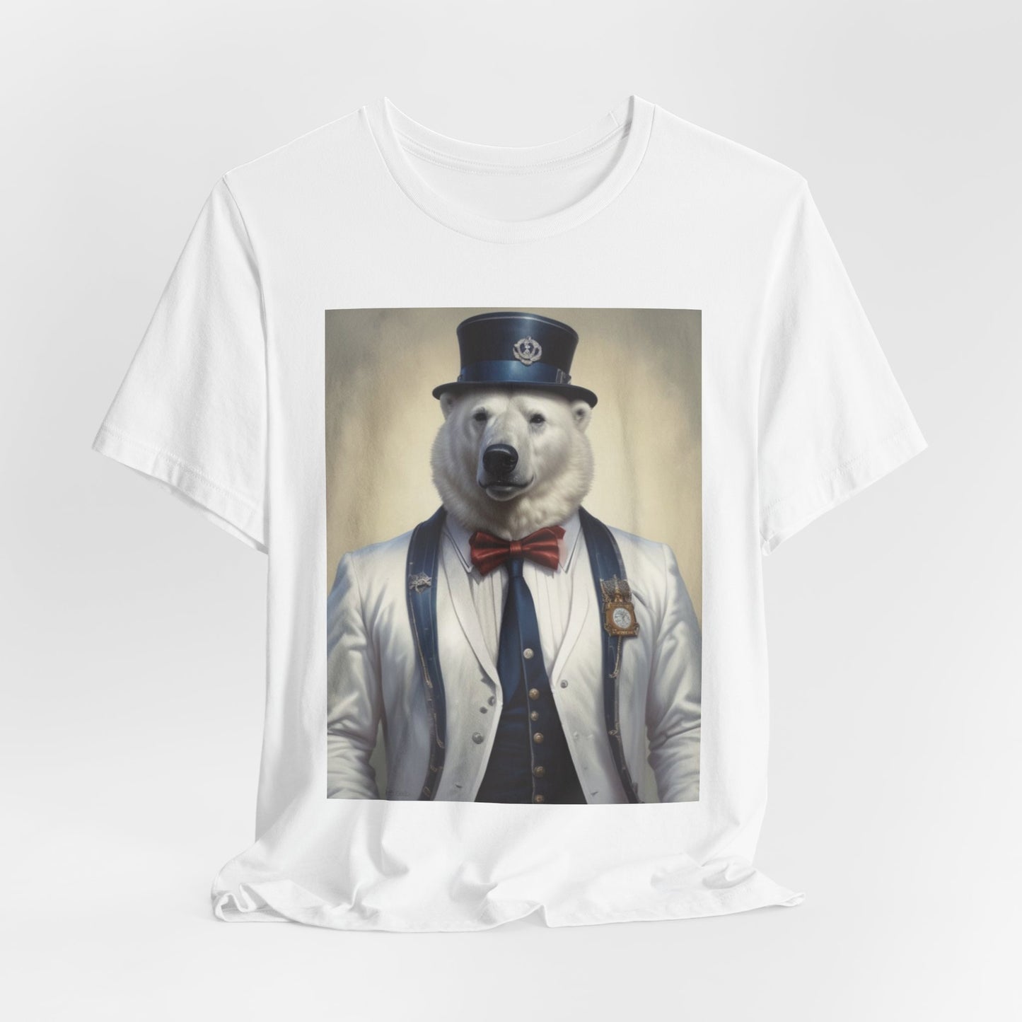 Unisex Jersey Short Sleeve Tee polar bear king Mr c River's canadian