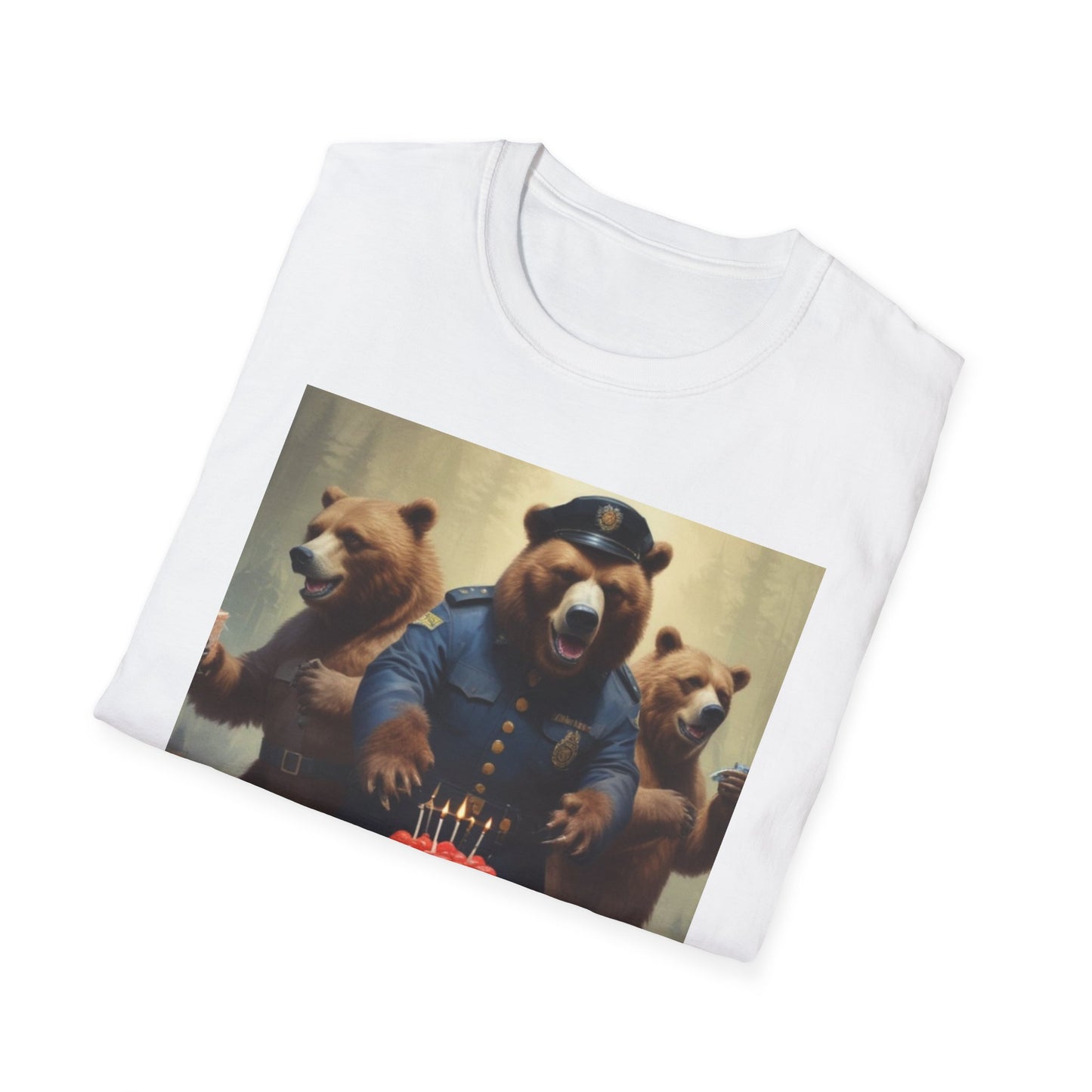 Unisex Softstyle T-Shirt jail bears canadian bears 🐻