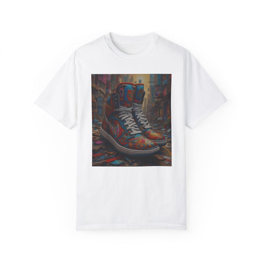 Unisex Garment-Dyed T-shirt pirate art shoe island  way