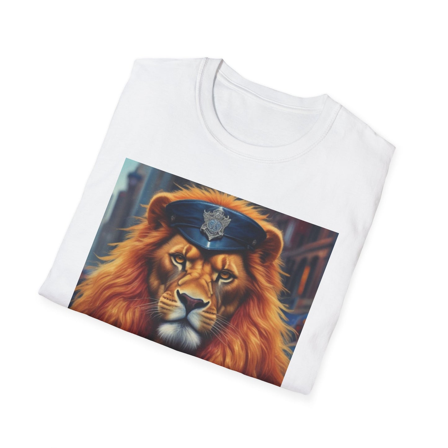 Unisex Softstyle T-Shirt lion Atlas postage canadian artic dept