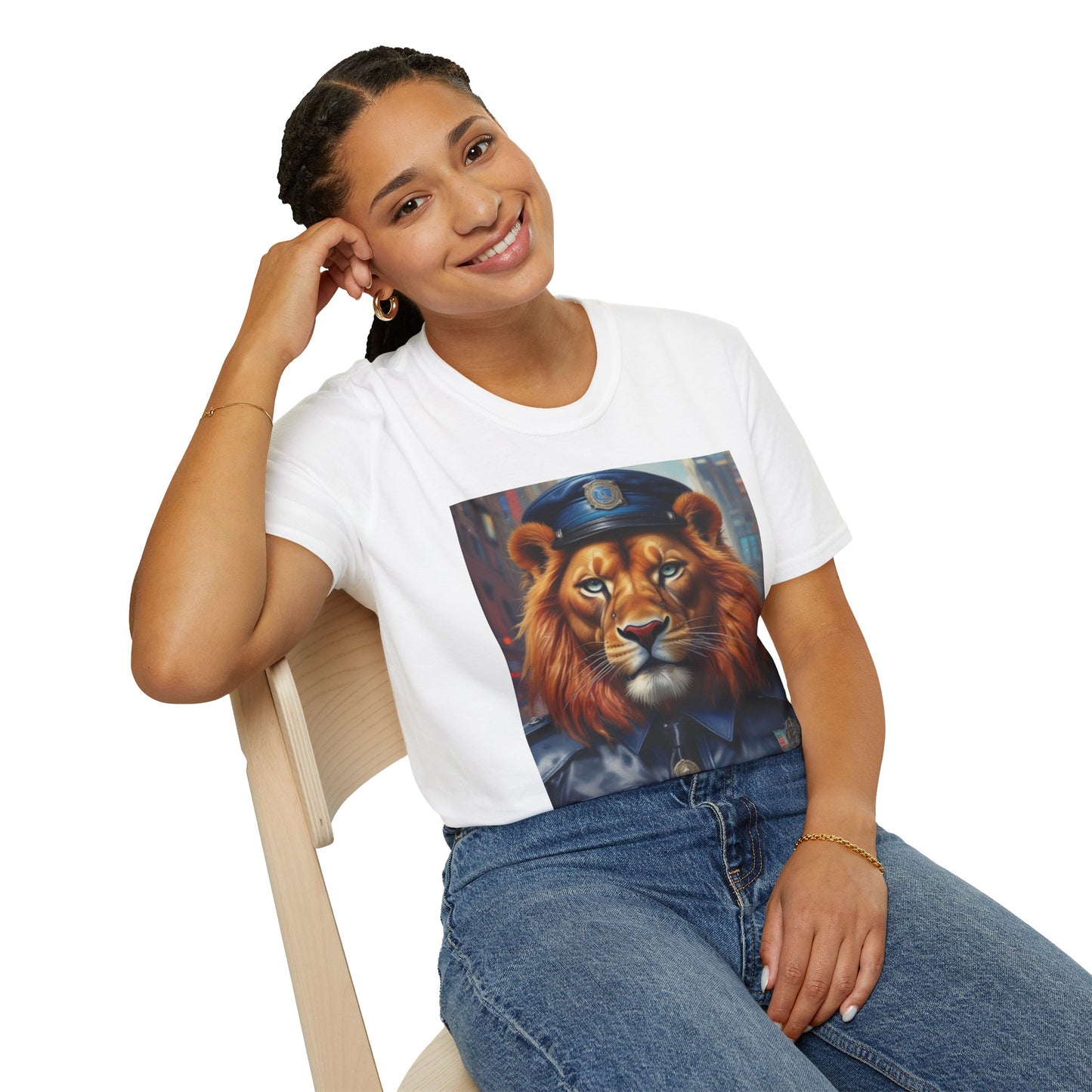 Unisex Softstyle T-Shirt lion stride postage canadian artic dept