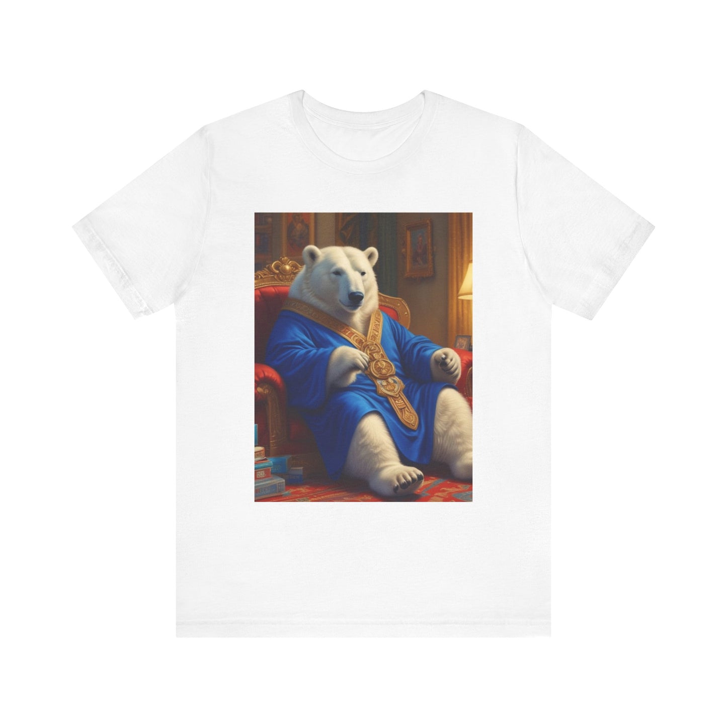 Unisex Jersey Short Sleeve Tee polar bear king Mr c River's canadian