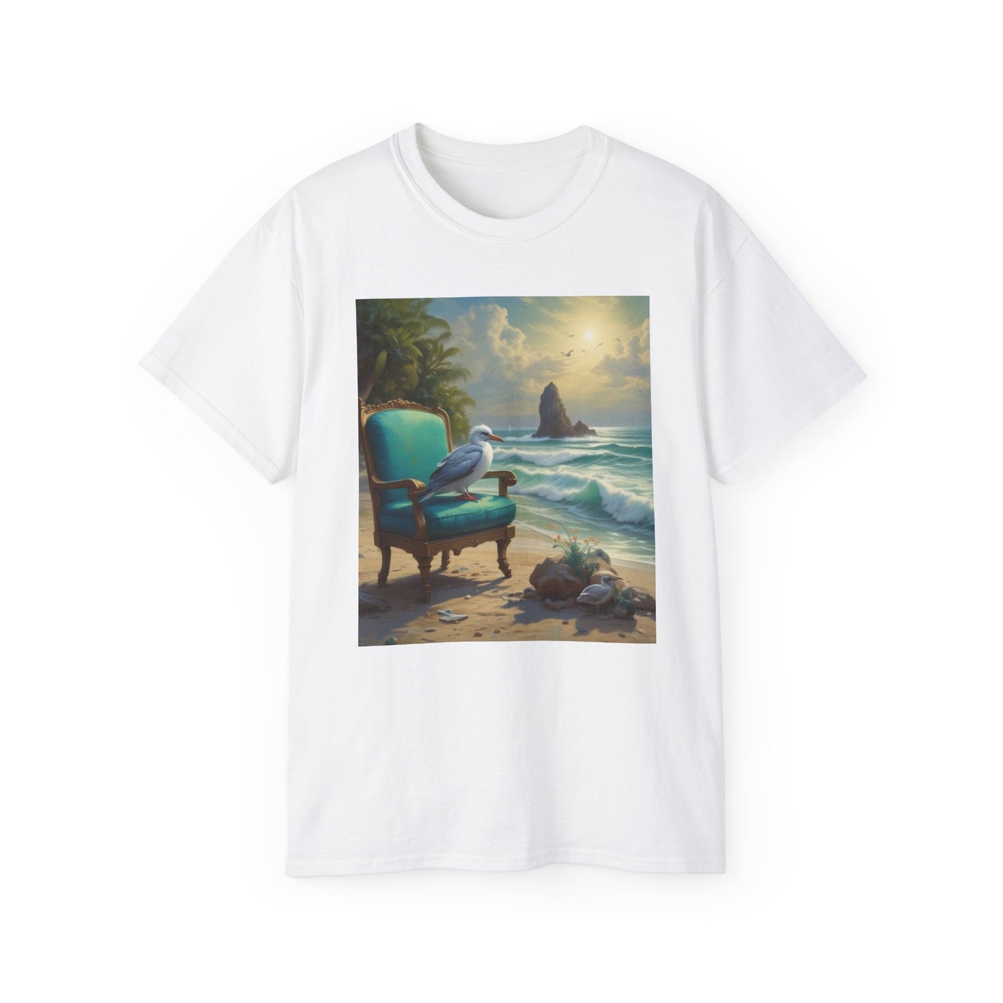 Unisex Ultra Cotton Tee Sea birds   sea  canadian