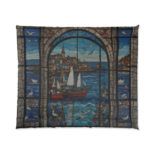 Comforter pirate art north of the Hudson Bay canadian  sweet deal