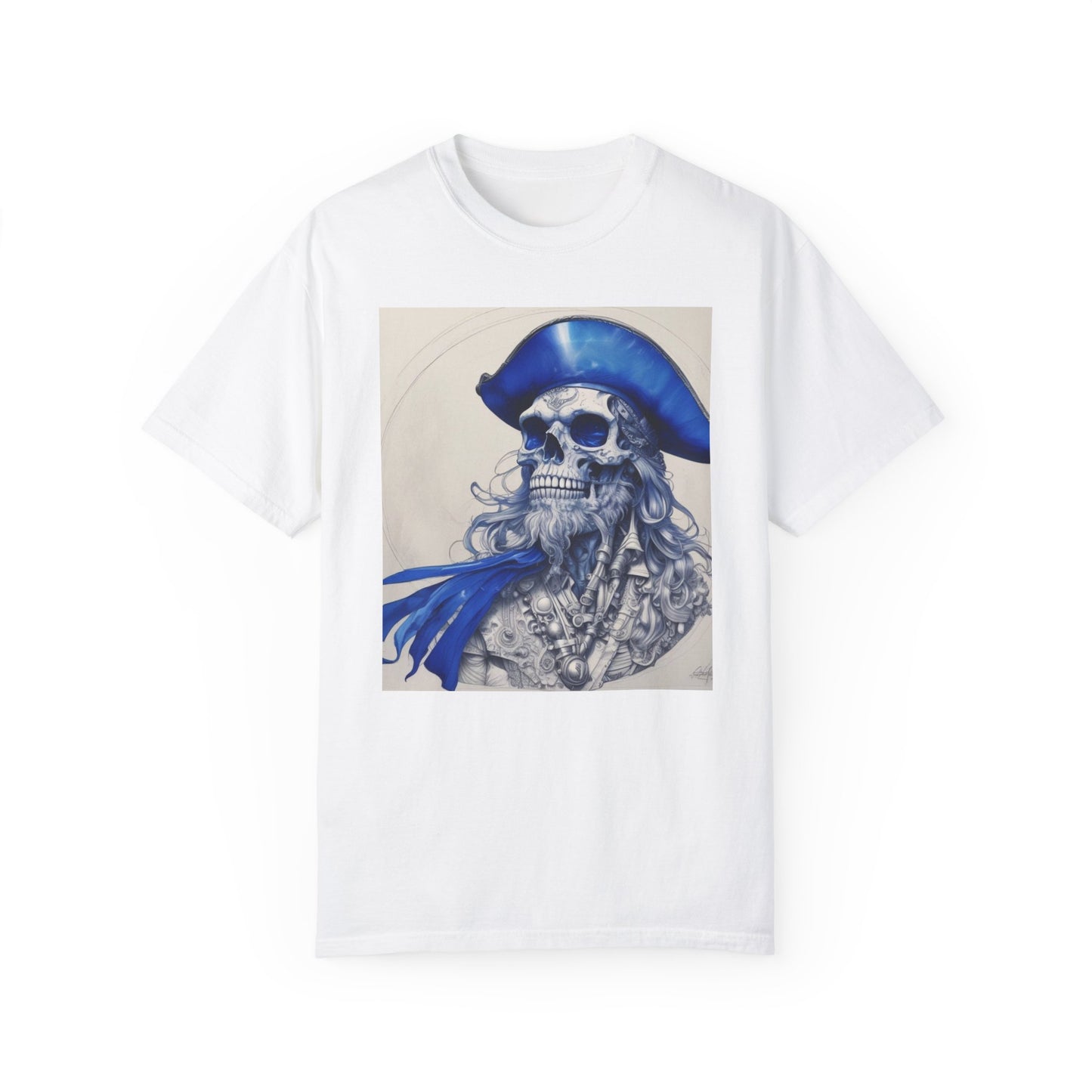 Unisex Garment-Dyed T-shirt pirates art albatross wagner pirate canadian