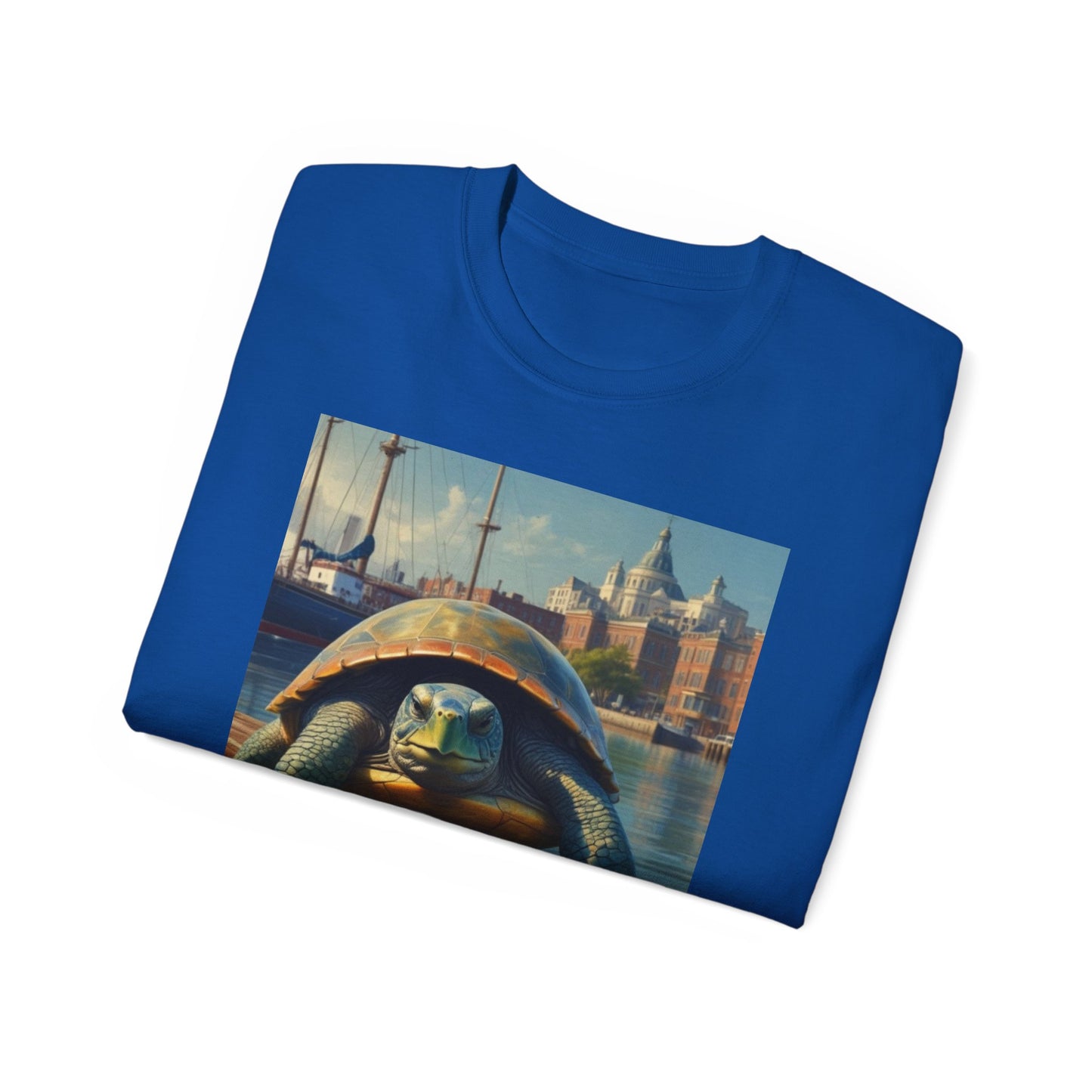 Unisex Ultra Cotton Tee Turtle  harbor  canadian