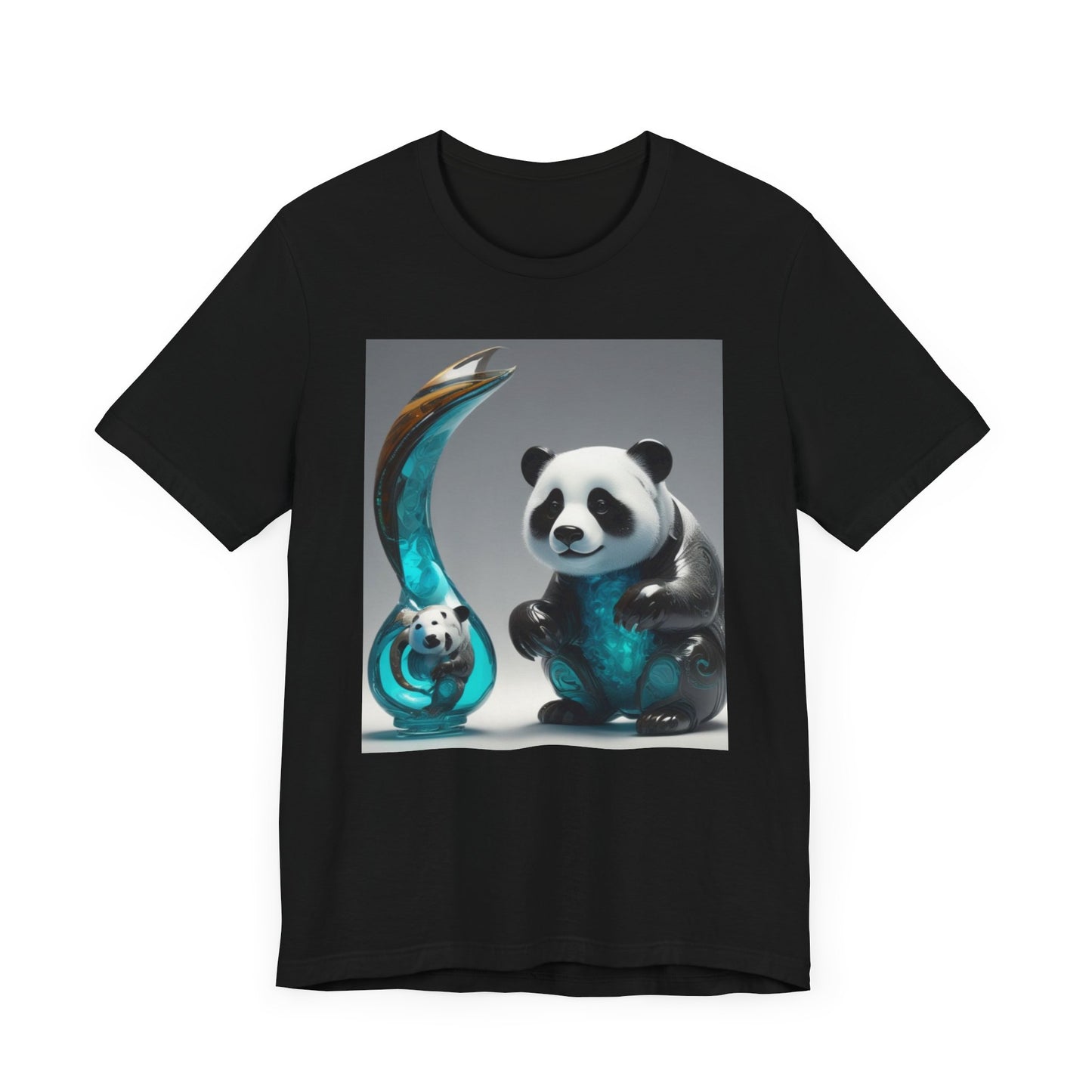 Unisex Jersey Short Sleeve Tee Panda    art