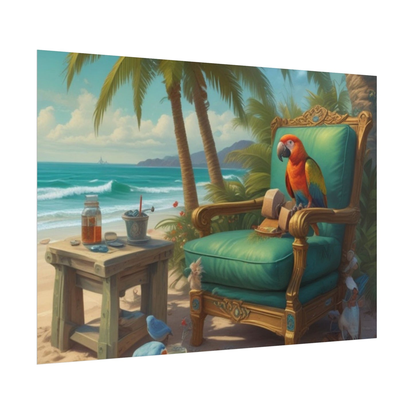 Rolled Posters parrot peddler canadian