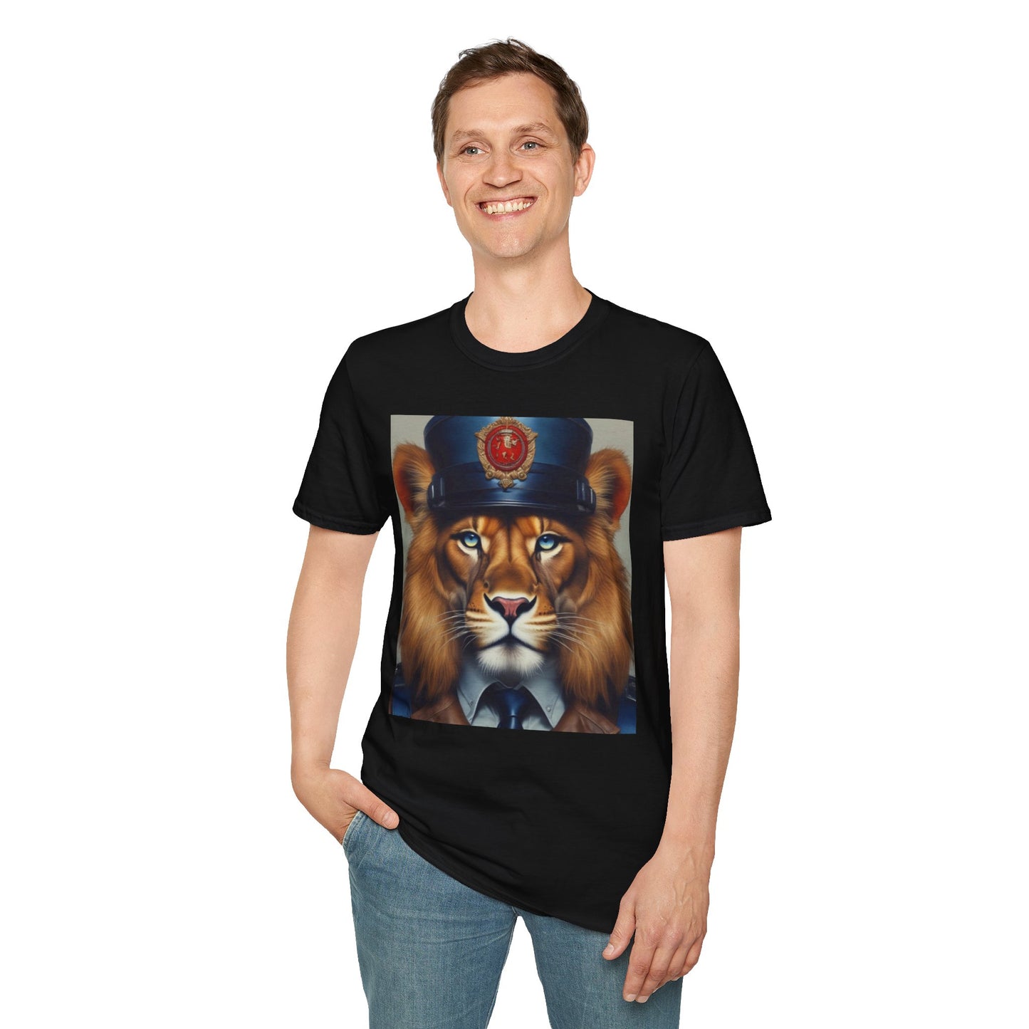 Unisex Softstyle T-Shirt lion jack postage canadian artic dept