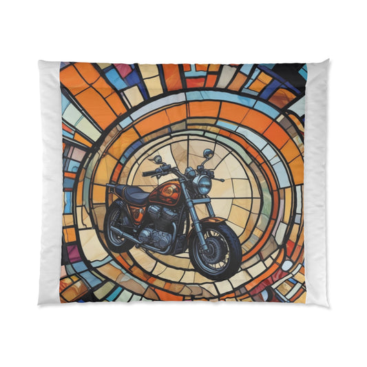 Comforter pirate art motorcycle mike canadian