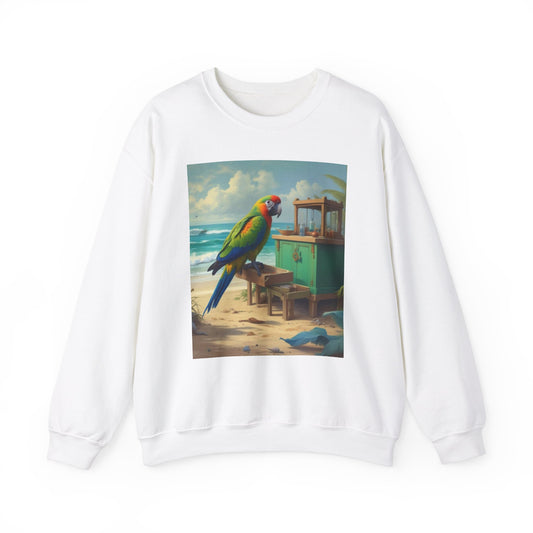 Unisex Heavy Blend™ Crewneck Sweatshirt parrot peddler  canadian