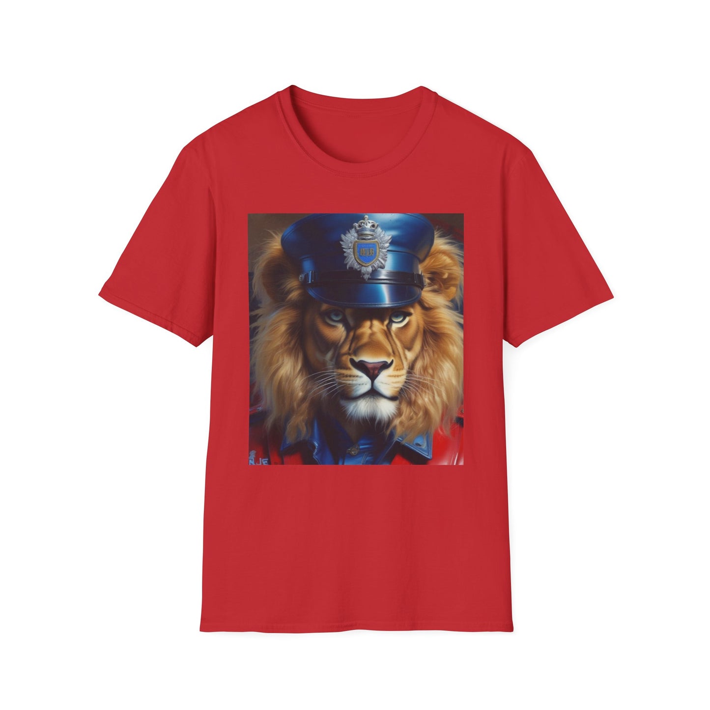 Unisex Softstyle T-Shirt lion postage family canadian artic dept