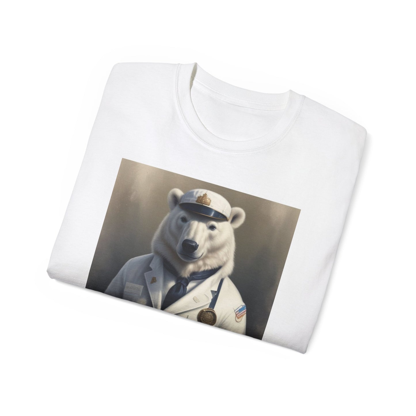 Unisex Ultra Cotton Tee polar bear king Mr c River's canadian