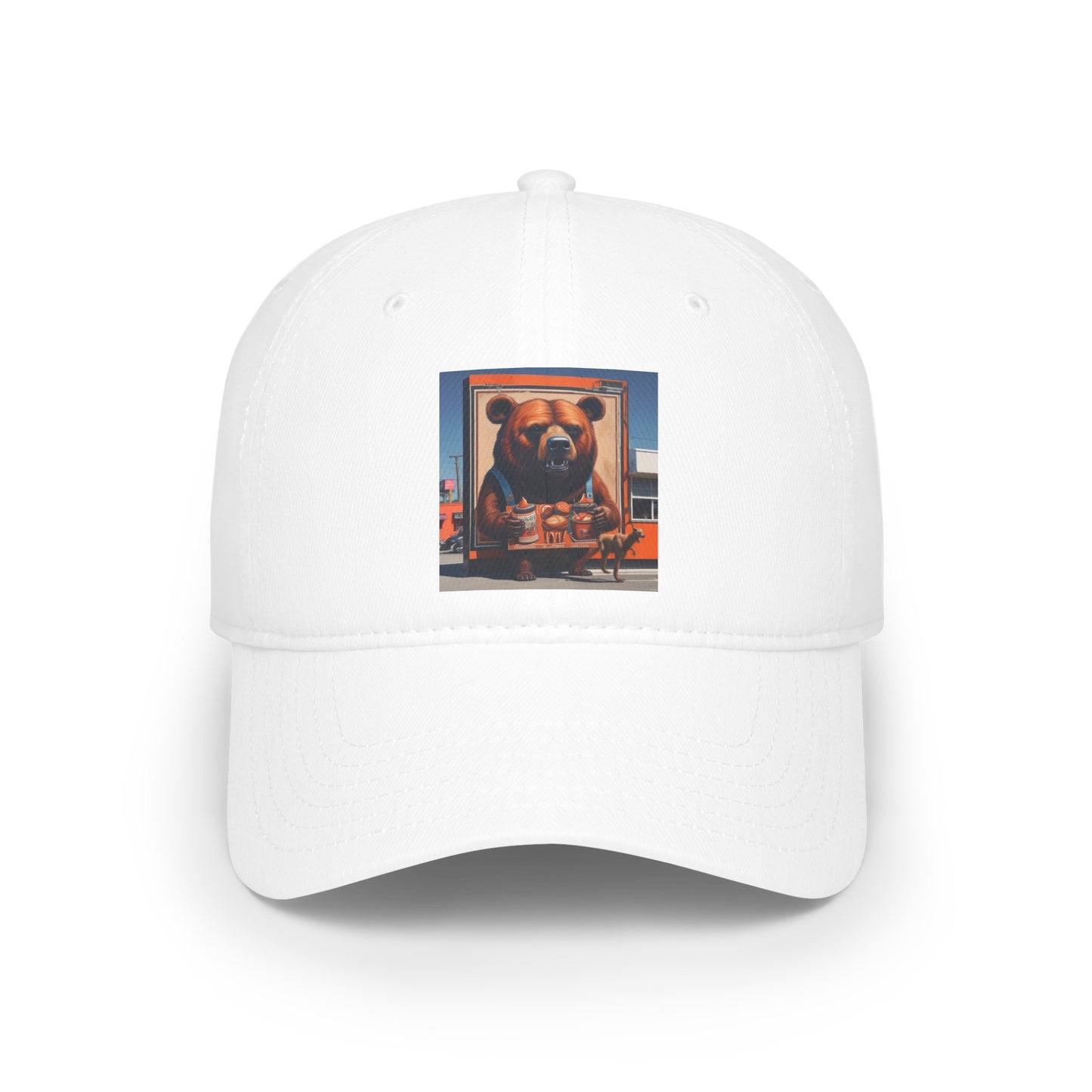 Low Profile Baseball Cap pirate art twiddle dee canadian