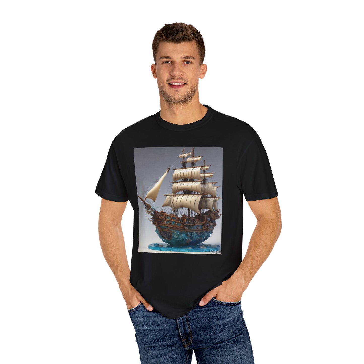 Unisex Garment-Dyed T-shirt pirates  art canadian pirates arrr