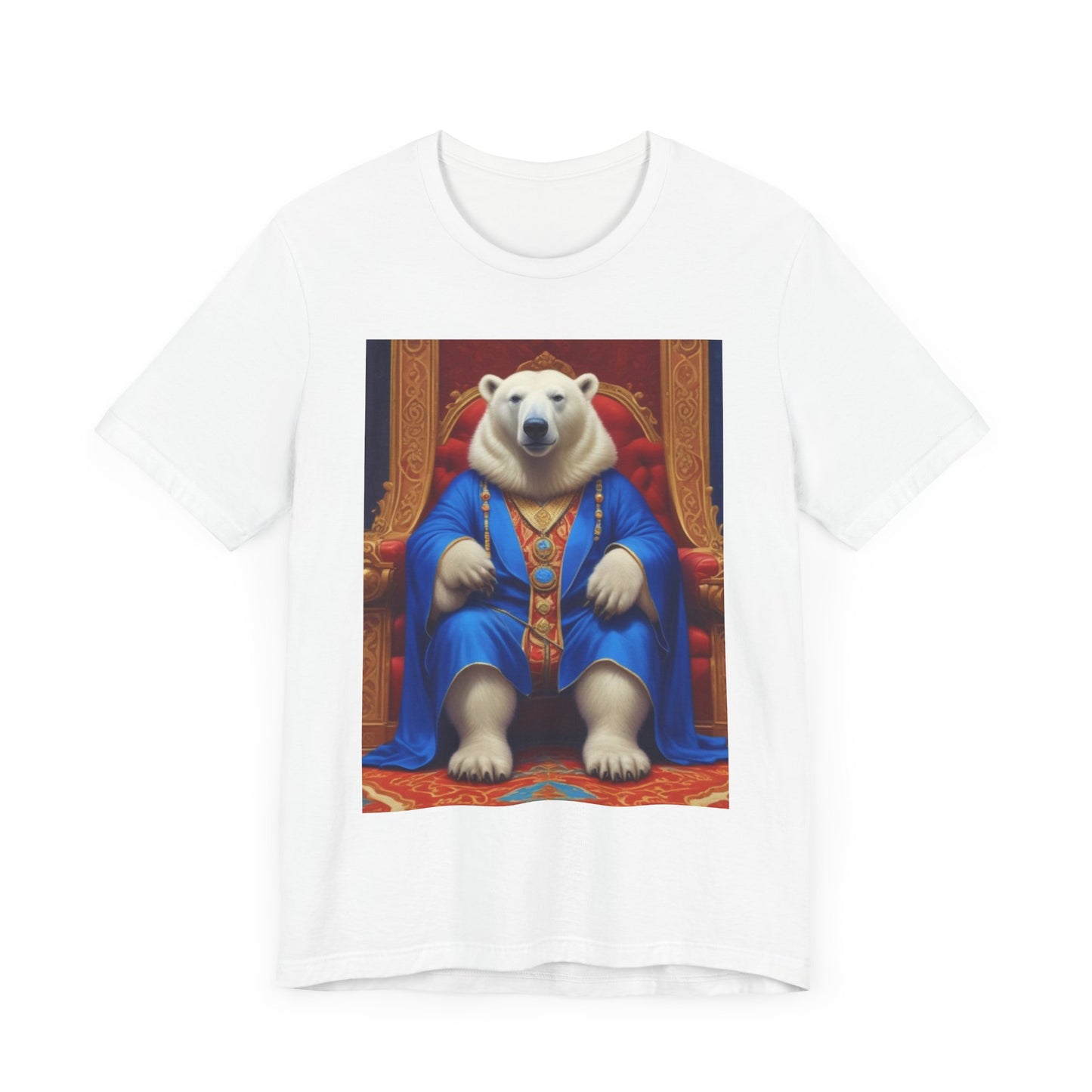 Unisex Jersey Short Sleeve Tee polar bear king Mr c River's canadian