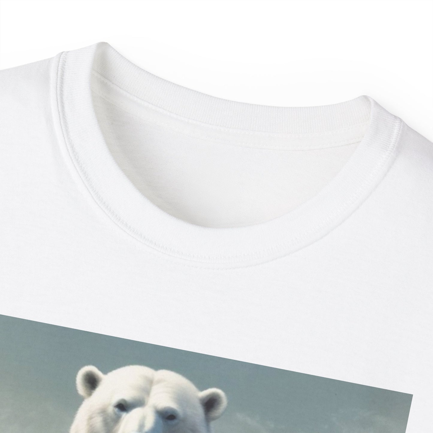 Unisex Ultra Cotton Tee  Polar bear king MR River's  CANADIAN FISHERYS