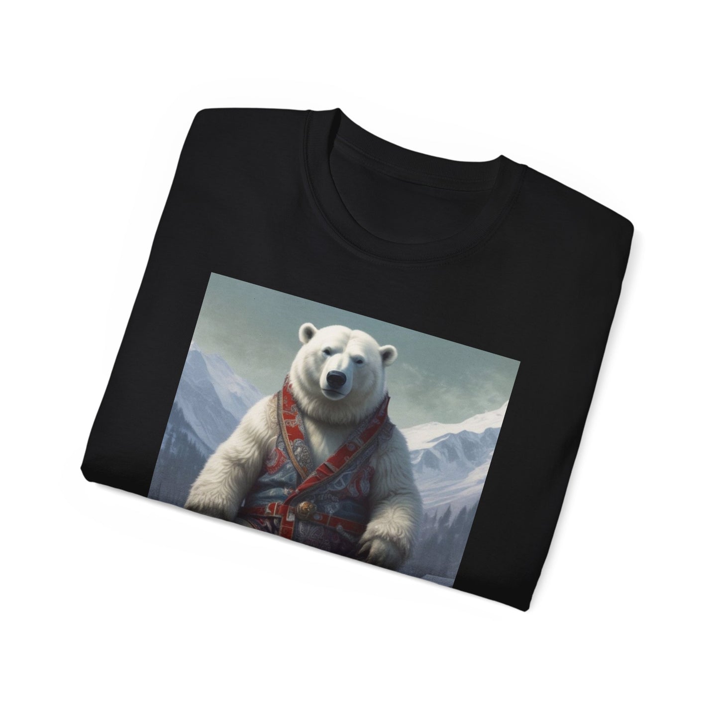 Unisex Ultra Cotton Tee  Polar bear king MR River's  CANADIAN FISHERYS