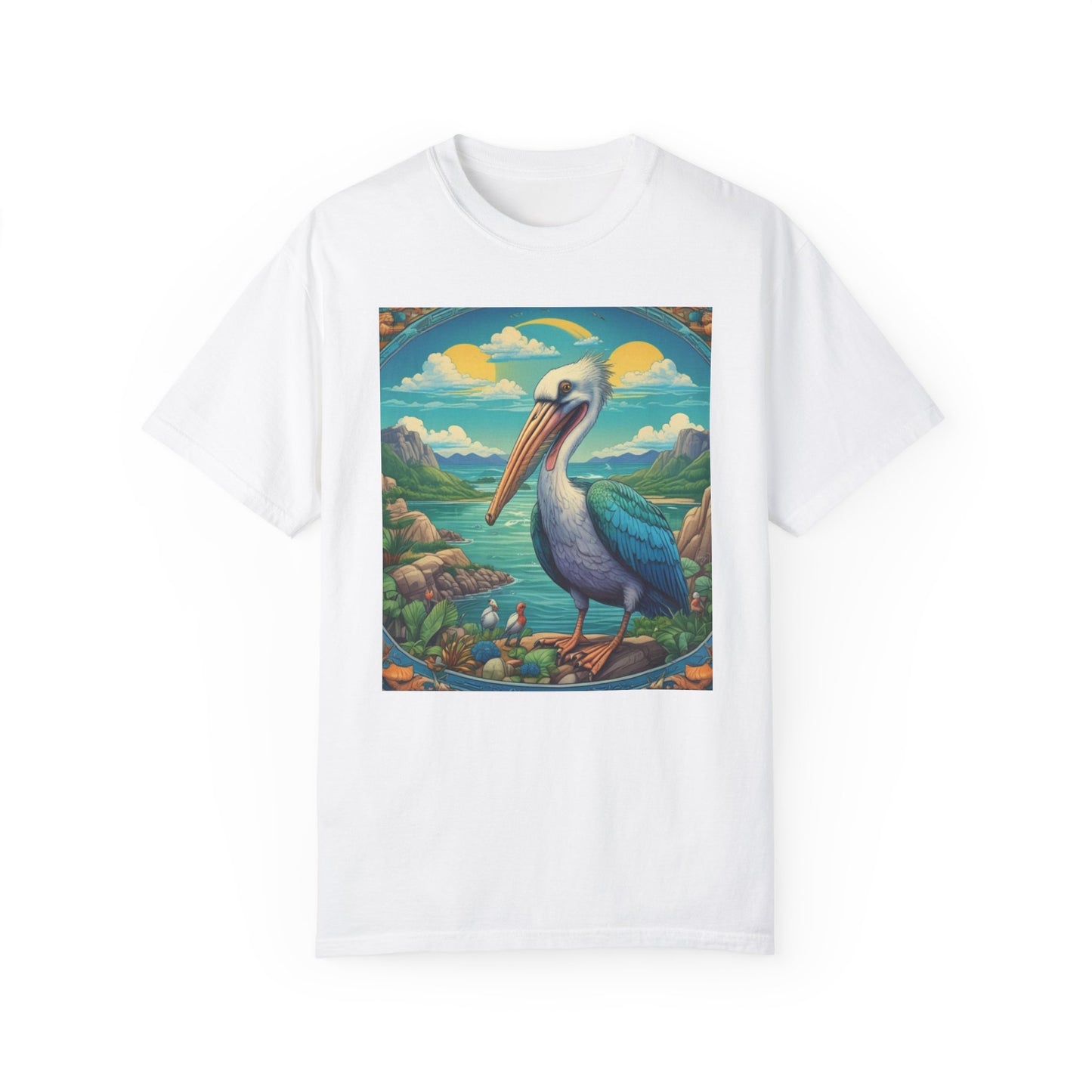 Unisex Garment-Dyed T-shirt sea birds  at the lake canadian  sally anne