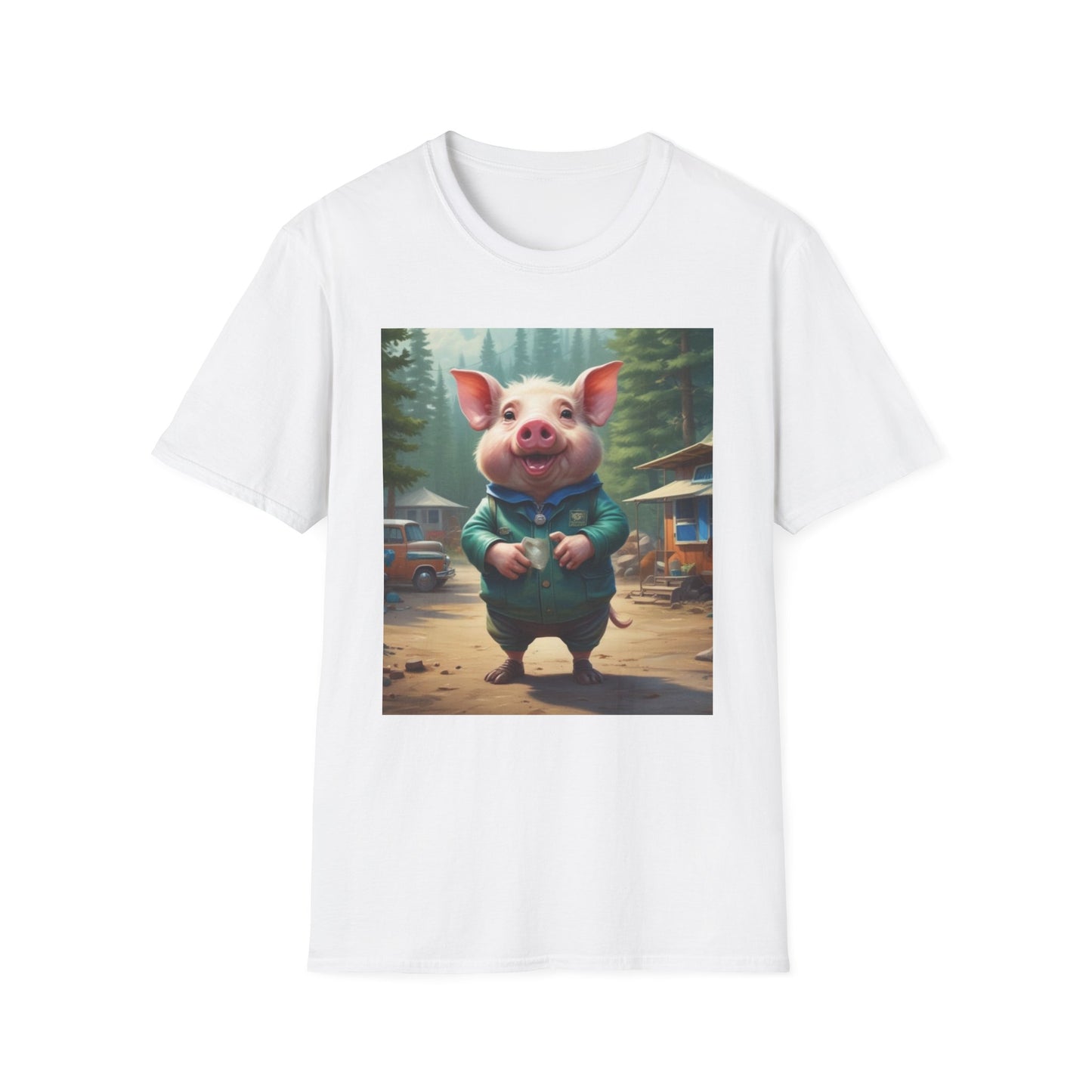 Unisex Softstyle T-Shirt pig Tommy g Postal