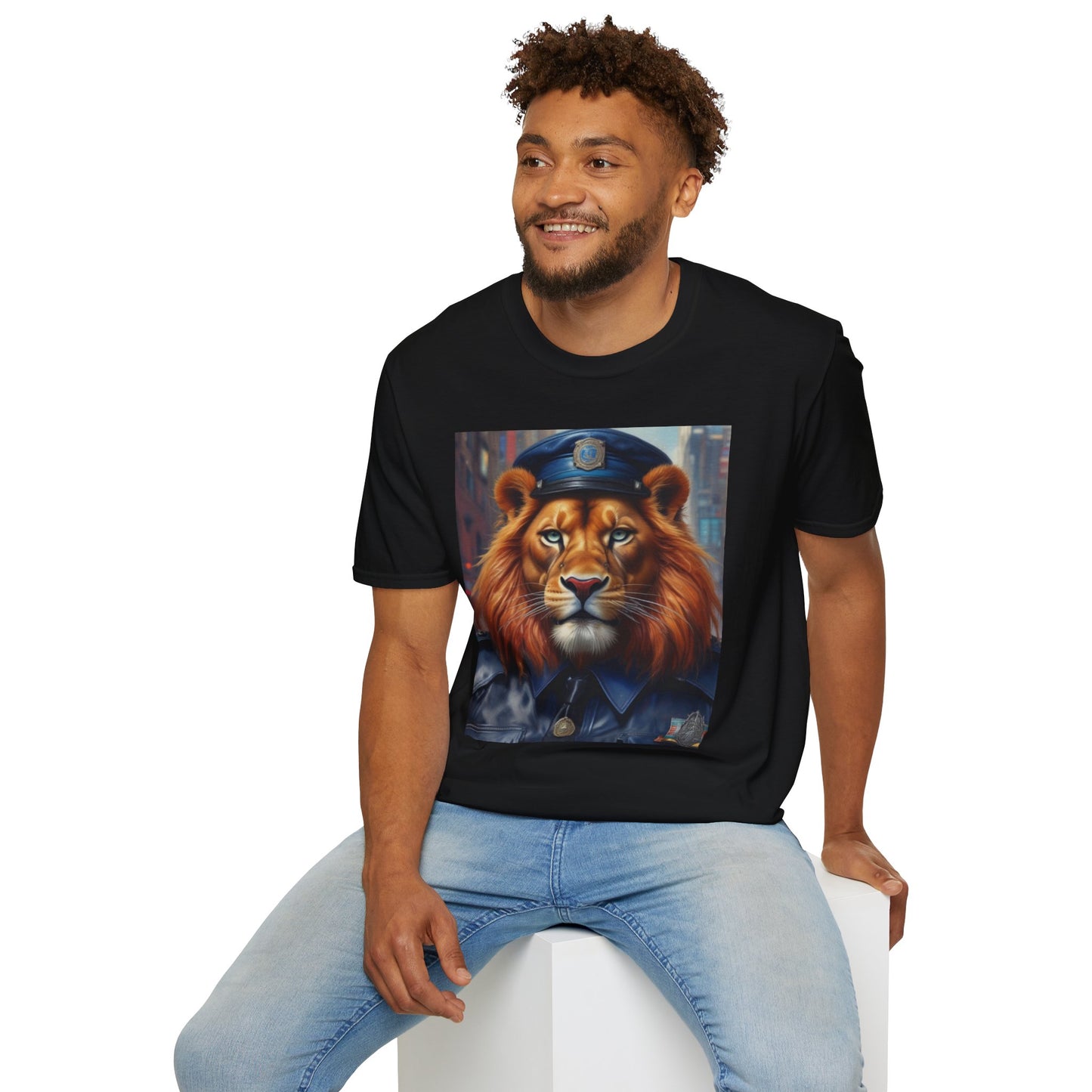 Unisex Softstyle T-Shirt lion stride postage canadian artic dept