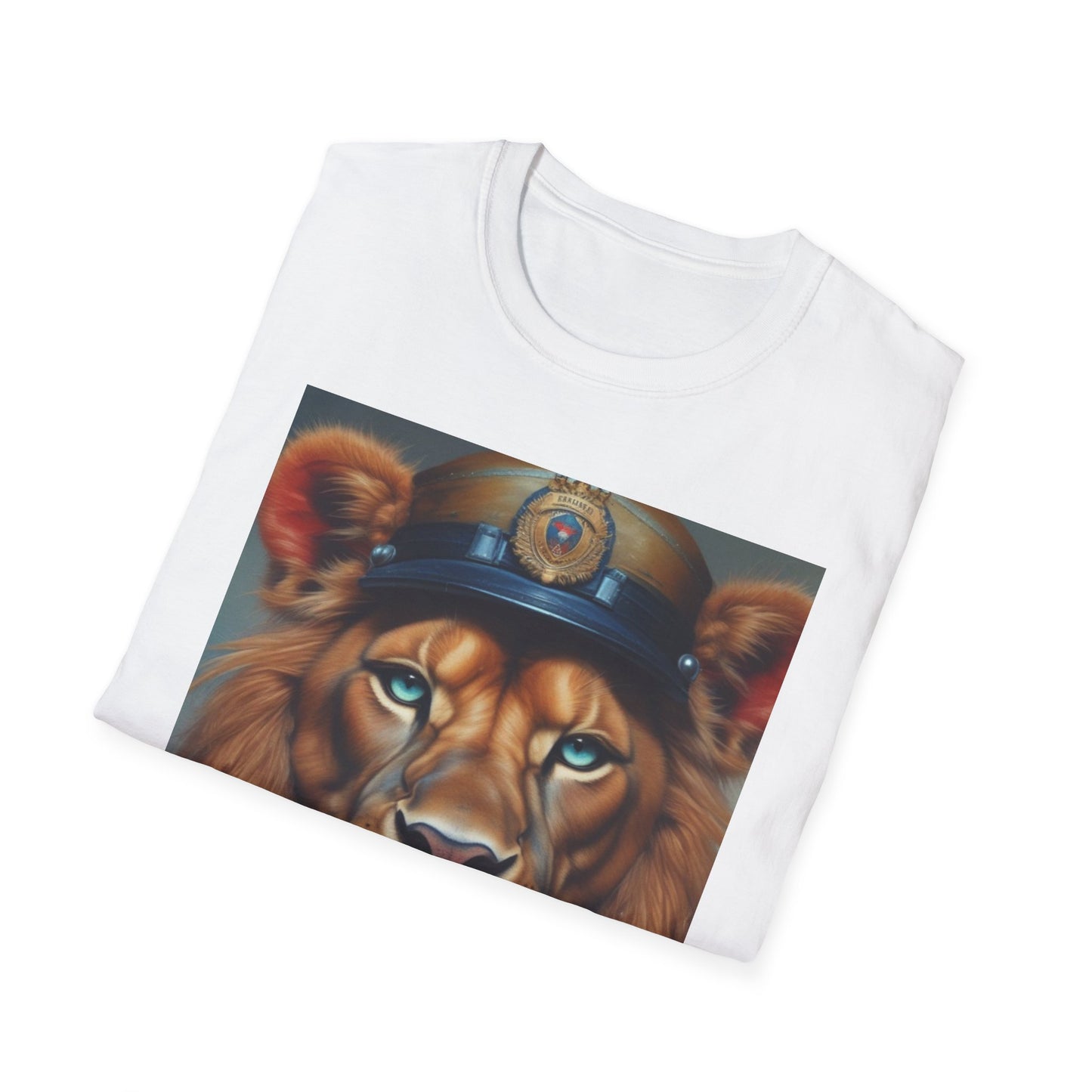 Unisex Softstyle T-Shirt lion  sterling  postage  canadian artic dept