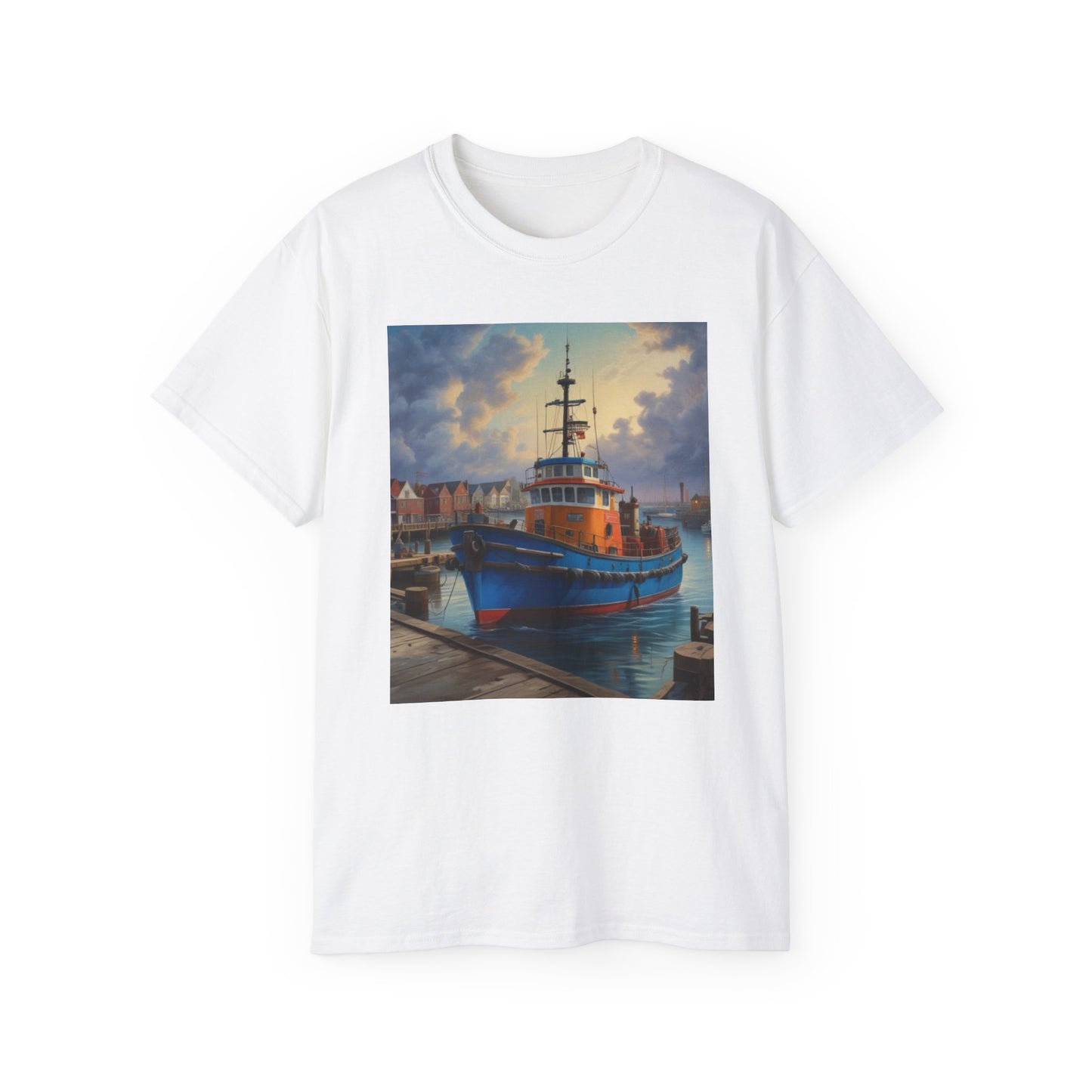 Unisex Ultra Cotton Tee tug boat harbor canadian 😍