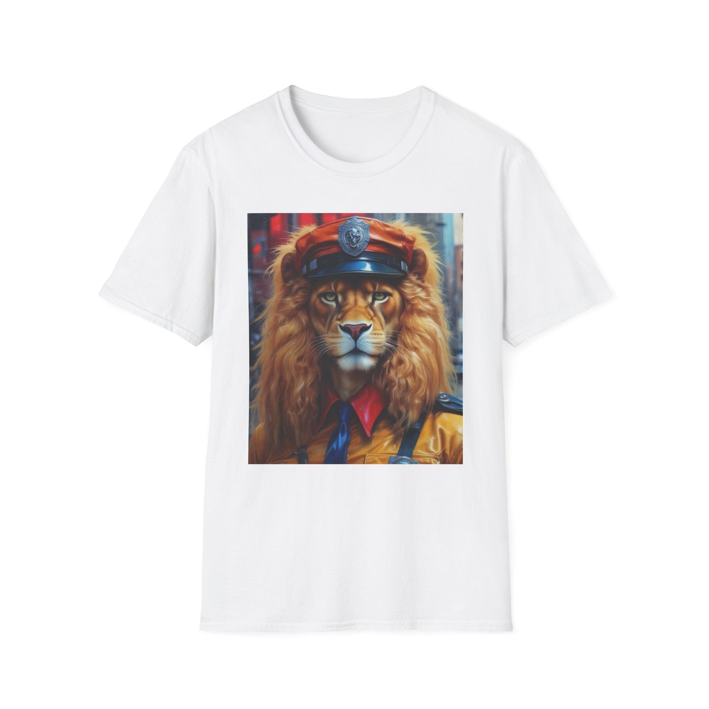 Unisex Softstyle T-Shirt lion Augusta  postage canadian artic dept