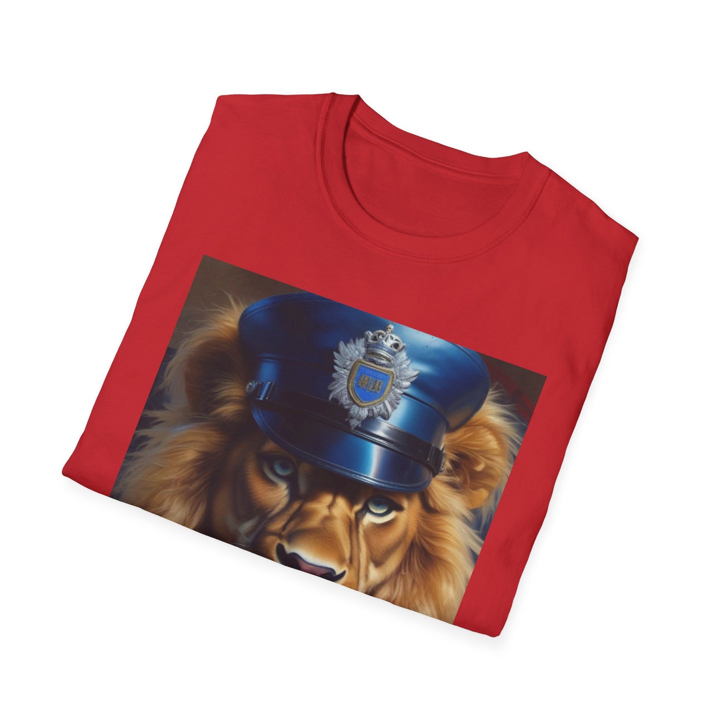 Unisex Softstyle T-Shirt lion postage family canadian artic dept