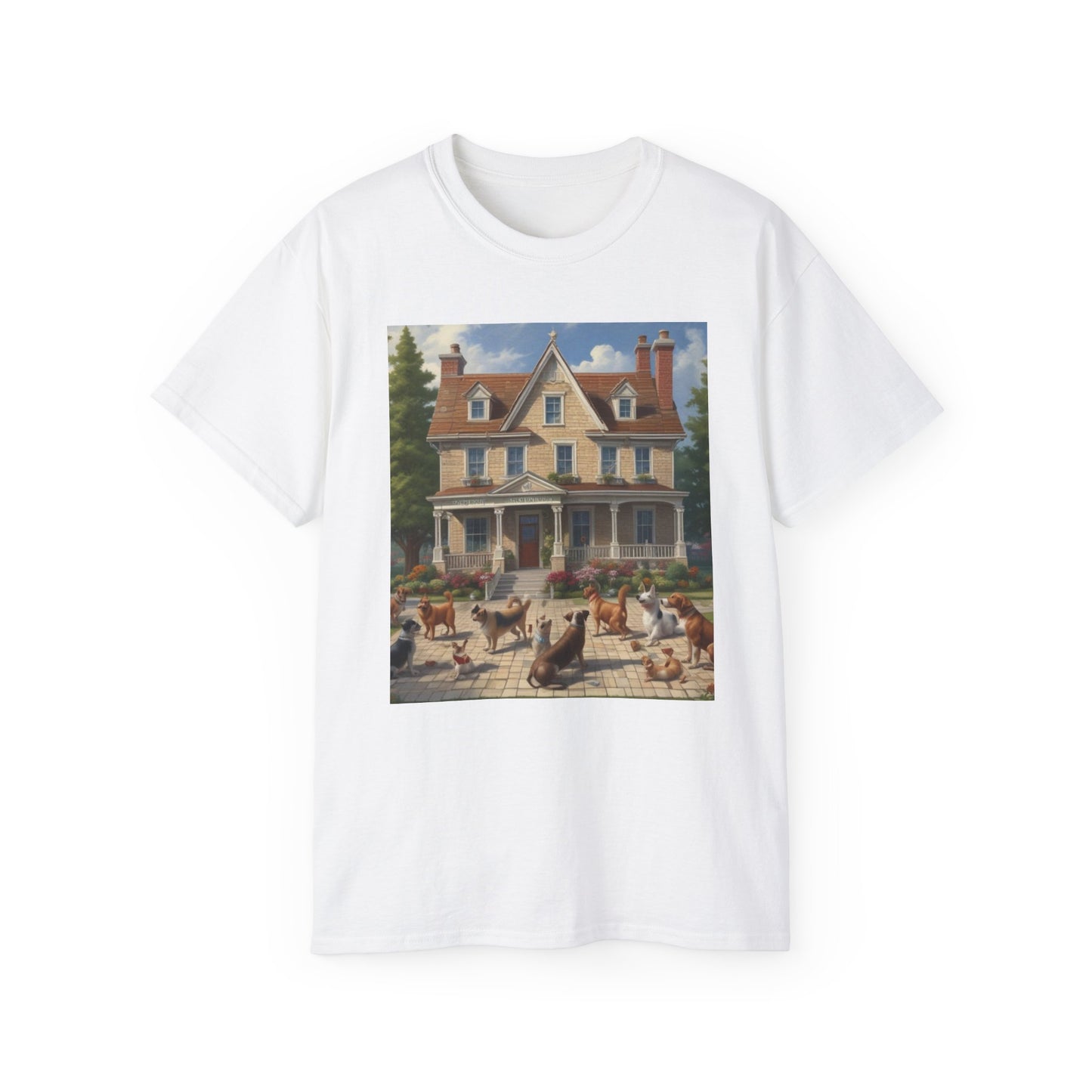 Unisex Ultra Cotton Tee scrabble house